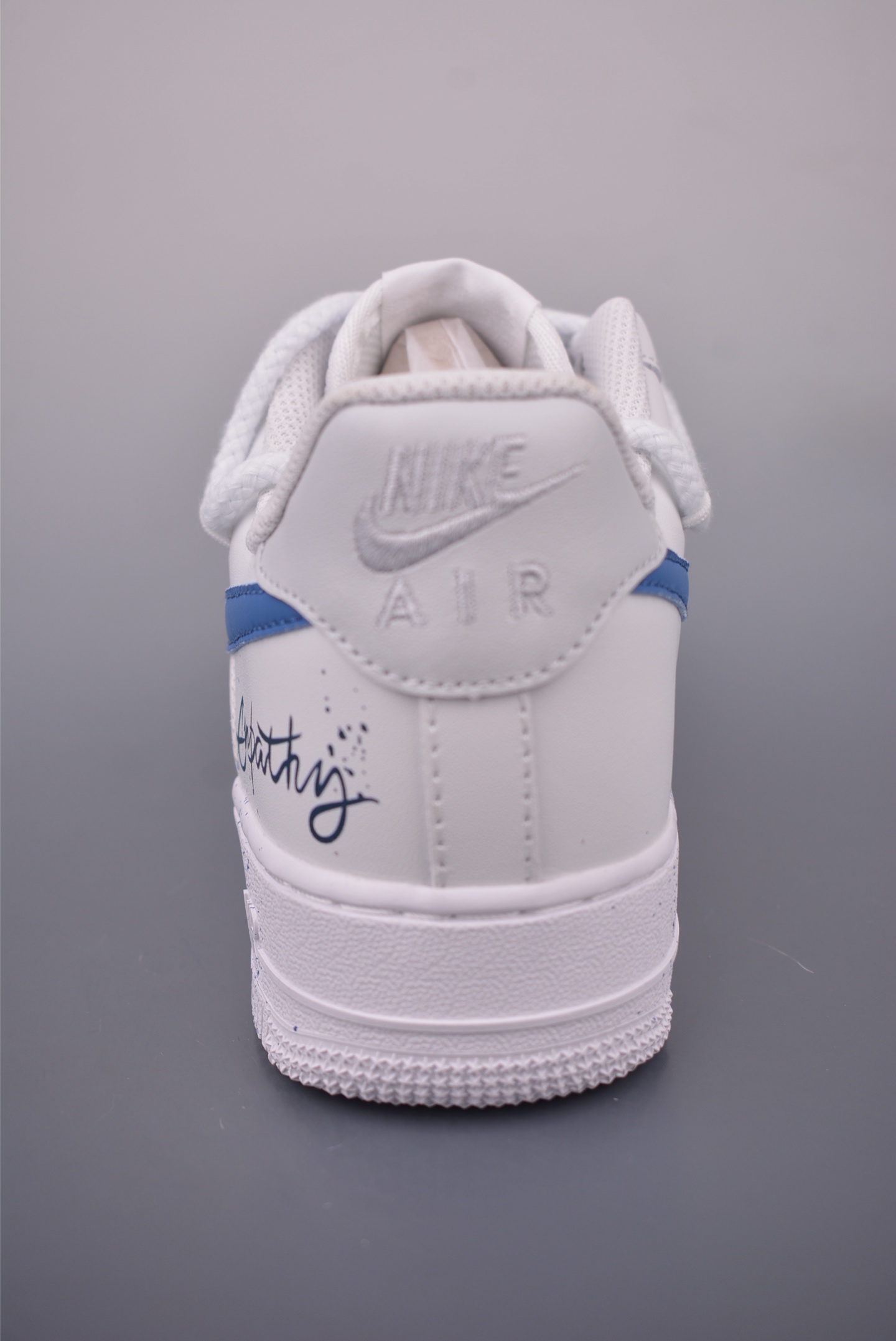 Nike Air Force 1 Low Graffiti Sneakers - White/Blue, Comfortable & Stylish 5 i1756166348661 7989 0 3