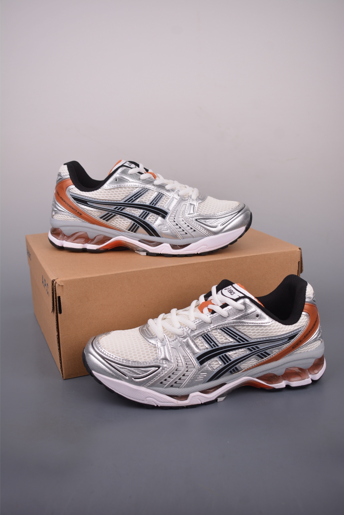 Asics Gel-Kayano 14: Breathable, Professional Running Shoes - White/Silver 3 i1756247680235 4438 0 1