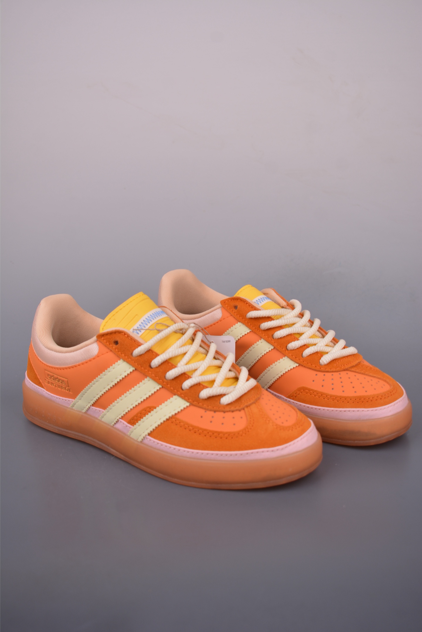 Adidas BAD X BUNNY Gazelle Indoor Casual Low-Top Sneakers - Orange/Yellow 2 i1756248050574 2478 0 0