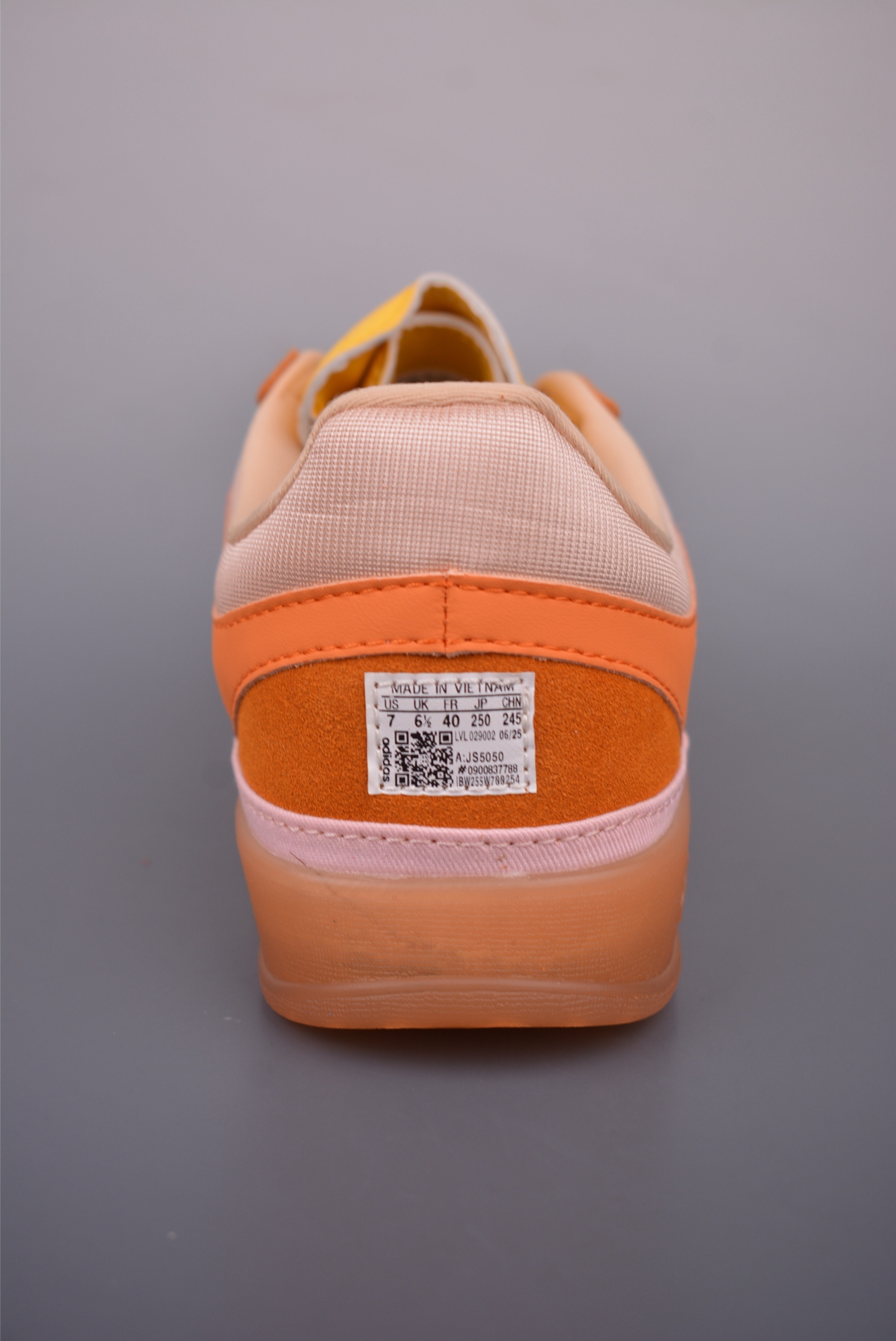 Adidas BAD X BUNNY Gazelle Indoor Casual Low-Top Sneakers - Orange/Yellow 5 i1756248050610 6921 0 3