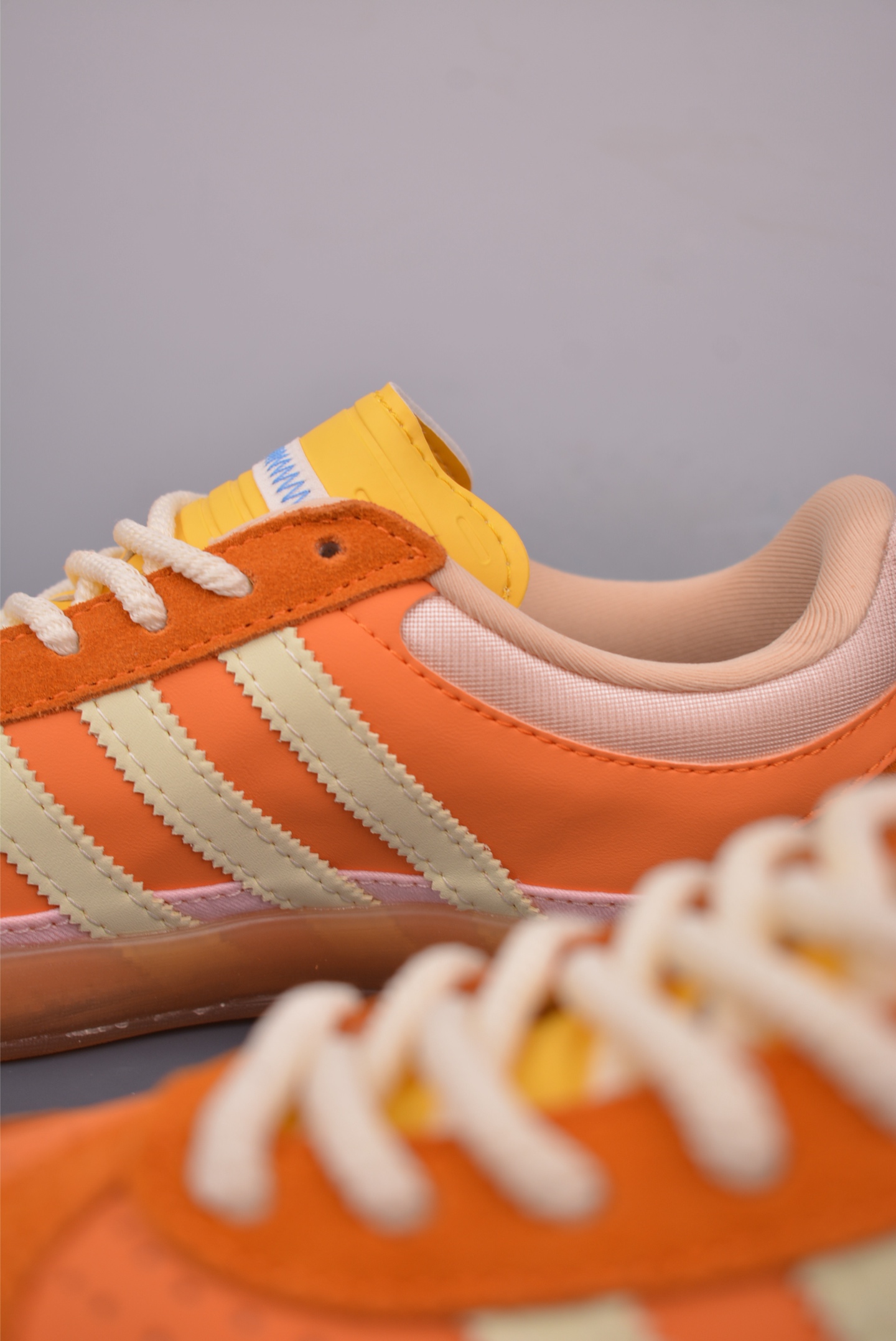 Adidas BAD X BUNNY Gazelle Indoor Casual Low-Top Sneakers - Orange/Yellow 9 i1756248052292 3017 0 7