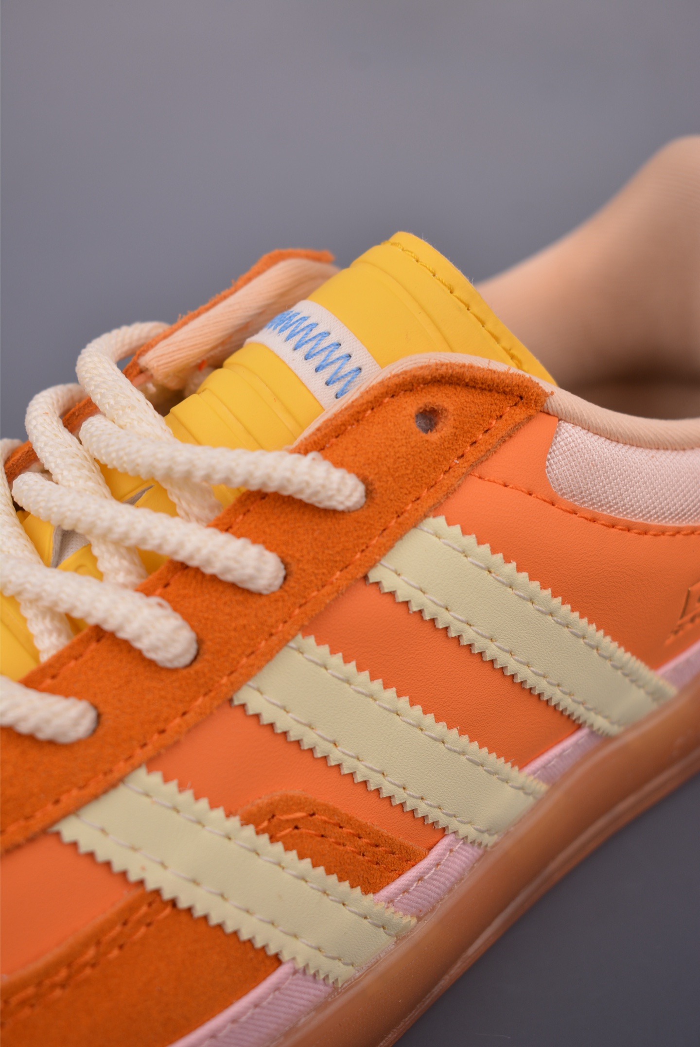 Adidas BAD X BUNNY Gazelle Indoor Casual Low-Top Sneakers - Orange/Yellow 8 i1756248052311 1535 0 6