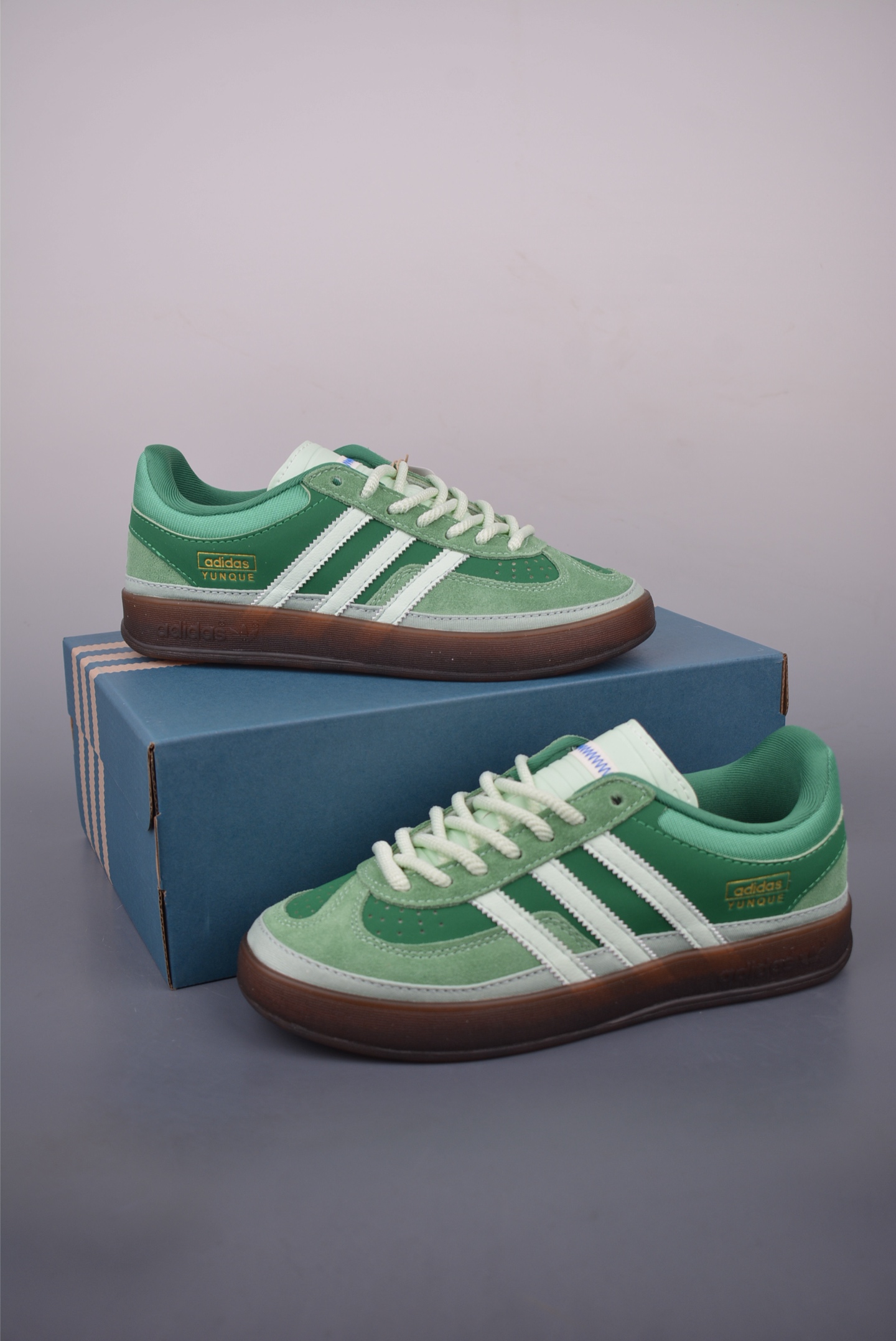 Adidas Bad Bunny Gazelle Indoor Sneakers - Green Casual Slip-Resistant Shoes 6 i1756248076342 6770 0 4