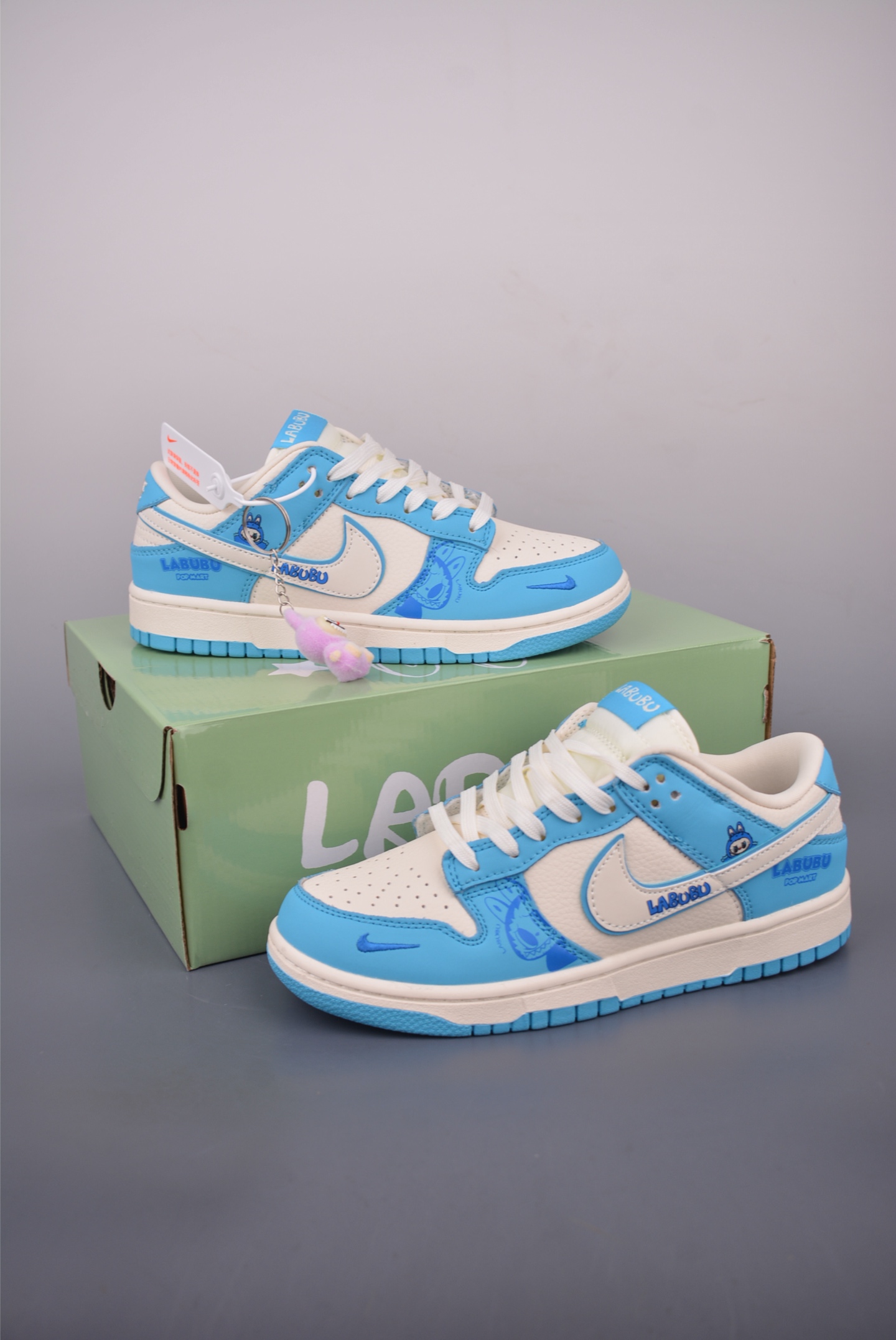 Nike SB Dunk Low Labubu Collab Premium Leather Sneakers - Sky Blue/White 6 i1756248557106 870 0 4