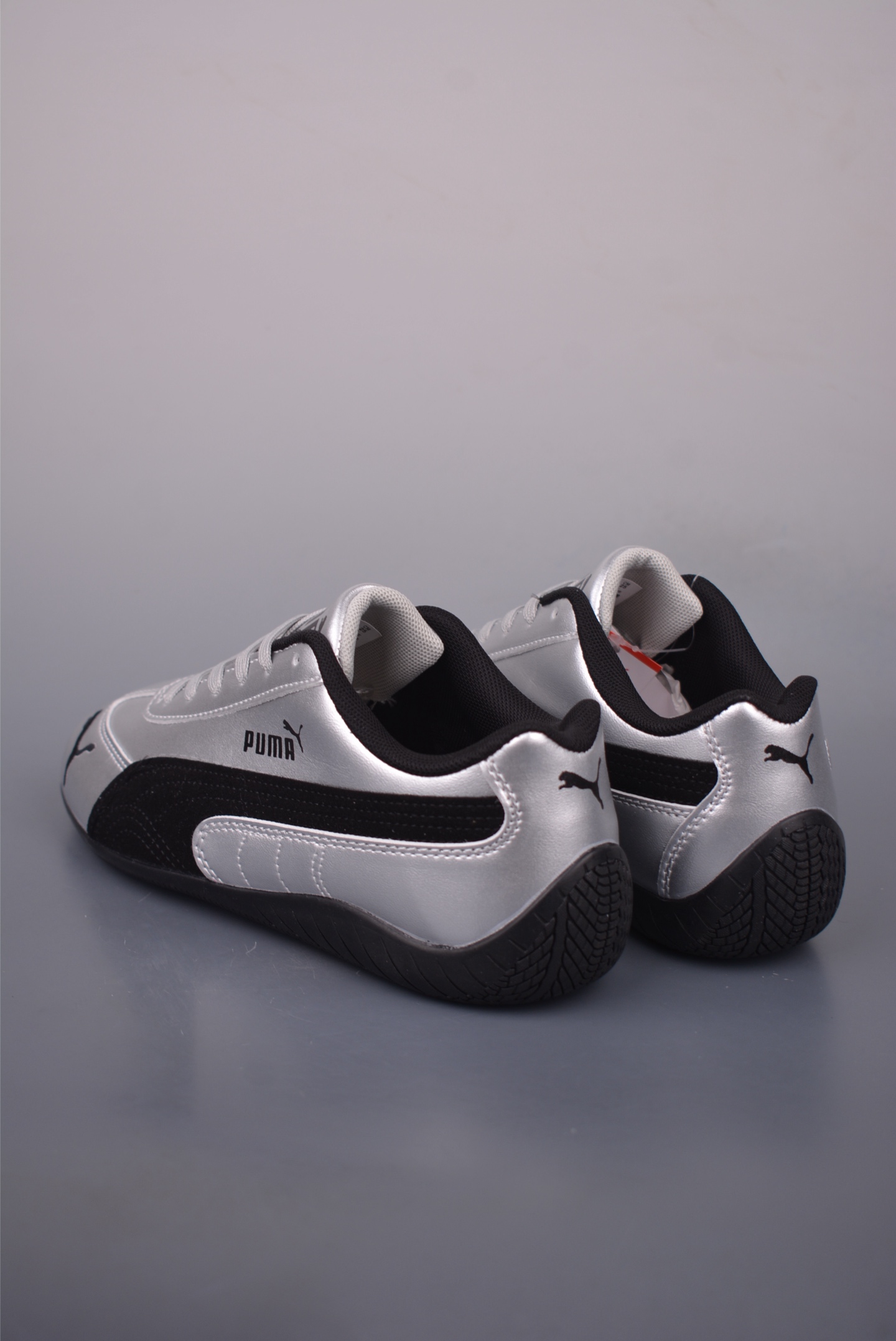 Puma Speedcat OG Sparco Retro Racing Shoes - Silver/Black, All Sizes Available 2 i1756333343195 9344 0 1