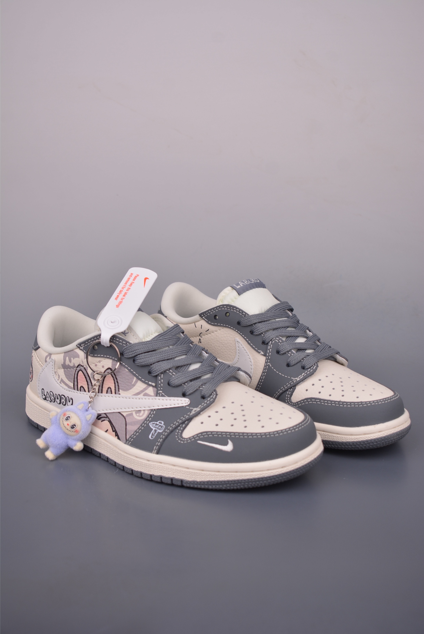 Fragment x Travis Scott x Labubu Air Jordan 1 Low Top Sneakers 1 i1756335739694 8352 0 0