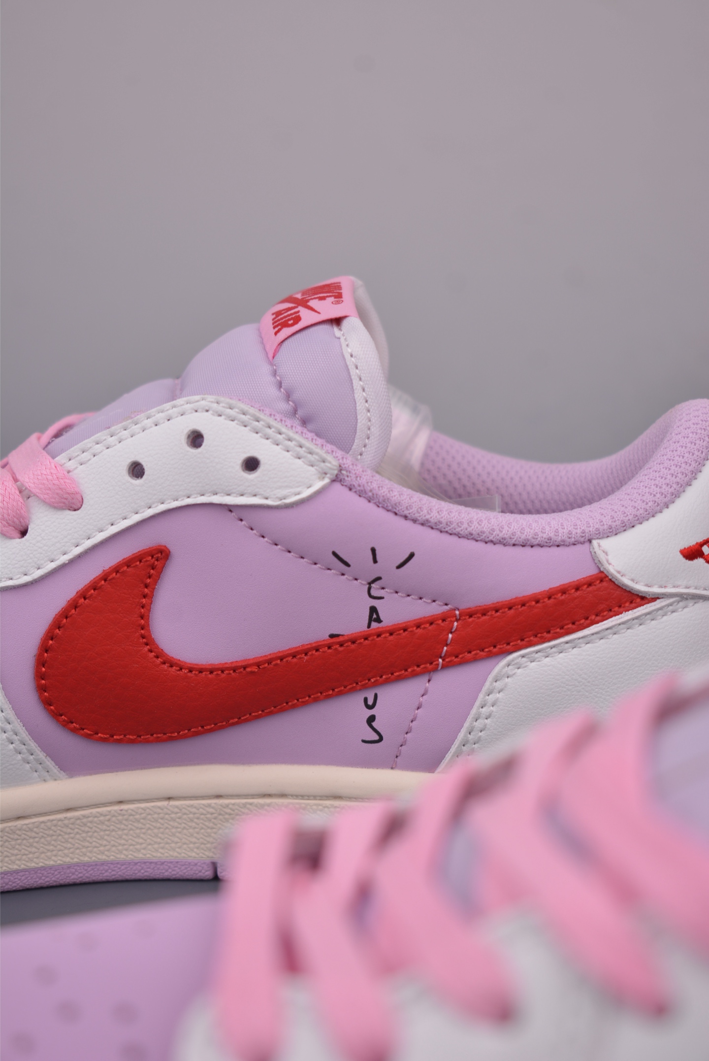 Fragment x Travis Scott Air Jordan 1 Low Pink Shoes - Limited Edition 9 i1756424469434 8159 0 7