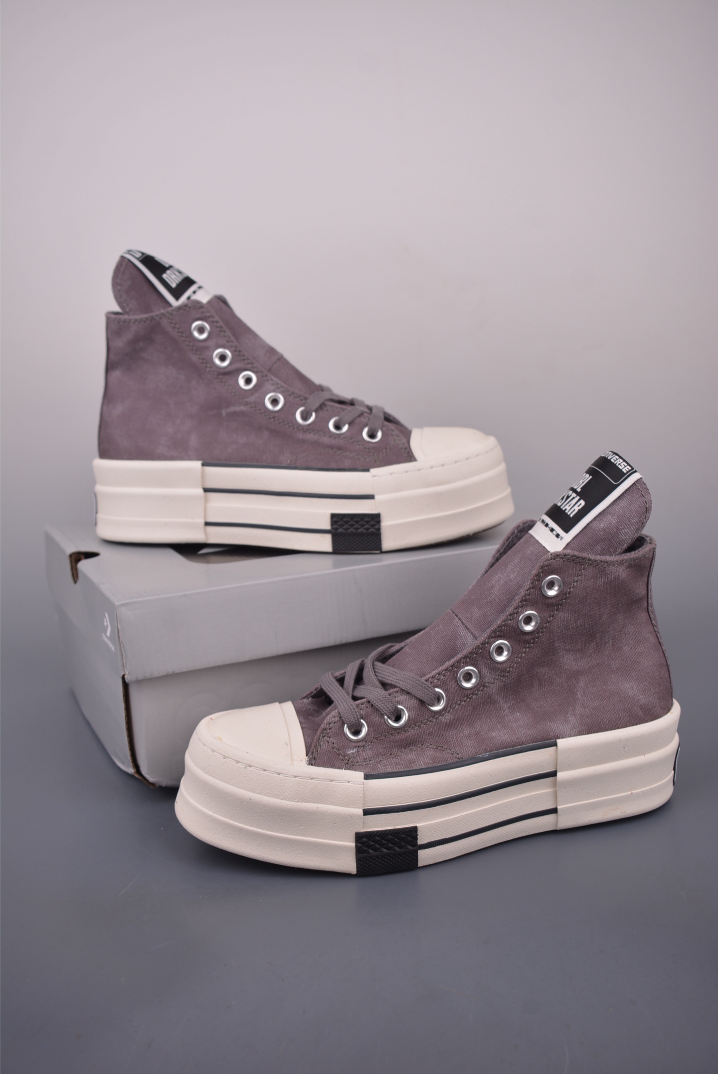Rick Owens DRKSHDW x Converse Chuck 70 DBL Drksta High-Top Sneakers 5 i1756425325135 1979 0 4