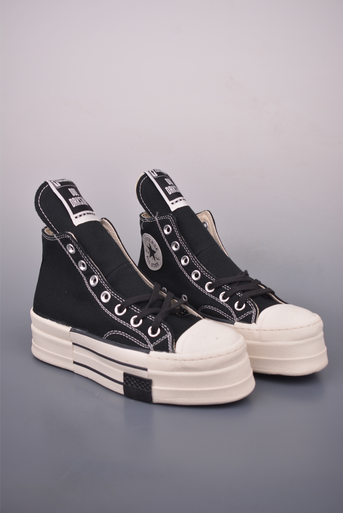 Rick Owens DRKSHDW x Converse Chuck 70 DBL Drksta High-Top Sneakers 2 i1756425346822 6979 0 0