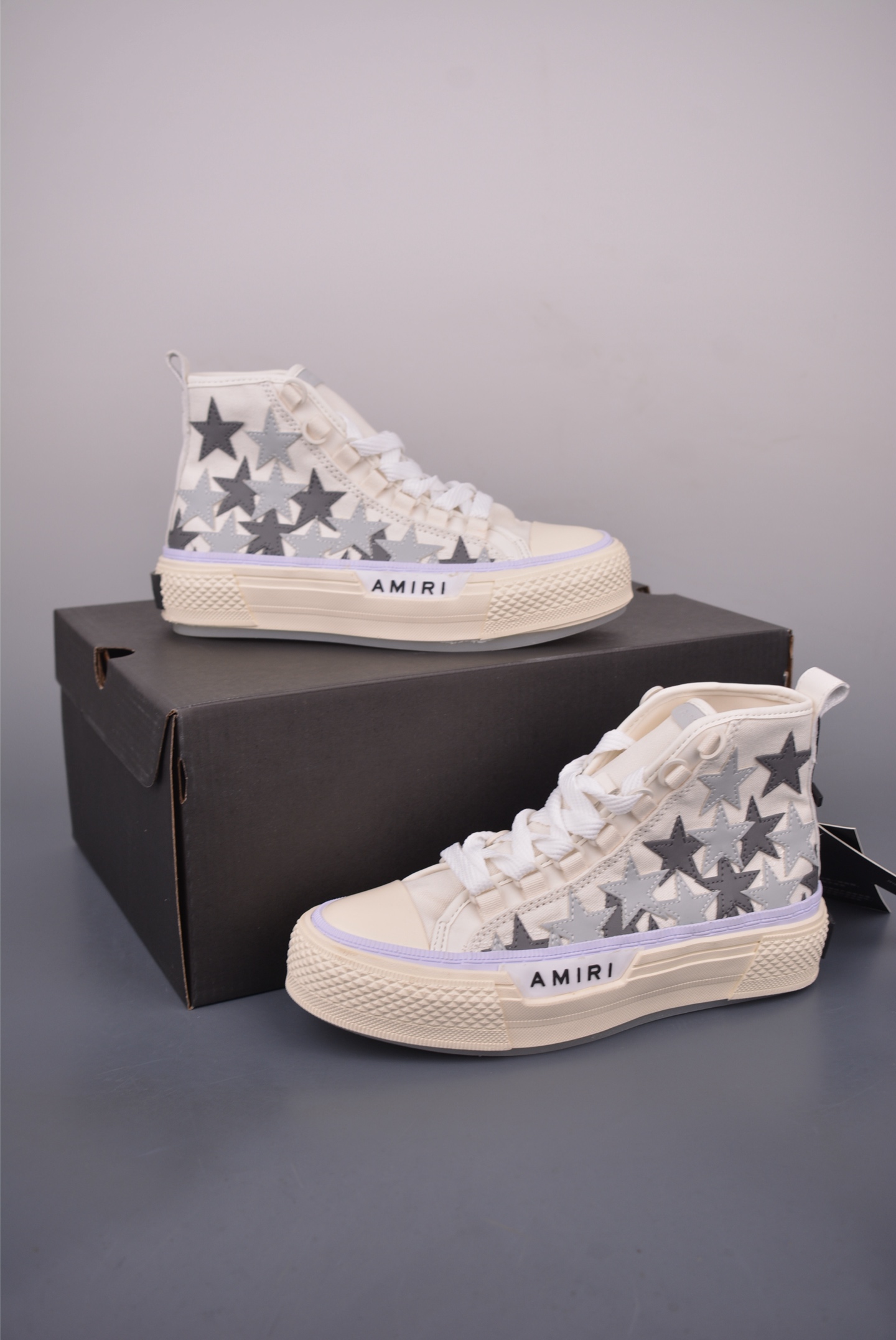 Amiri Ma Court Hi Star Patchwork Sneakers - Comfortable Fashion for Everyone 1 i1756507824768 7563 0 0