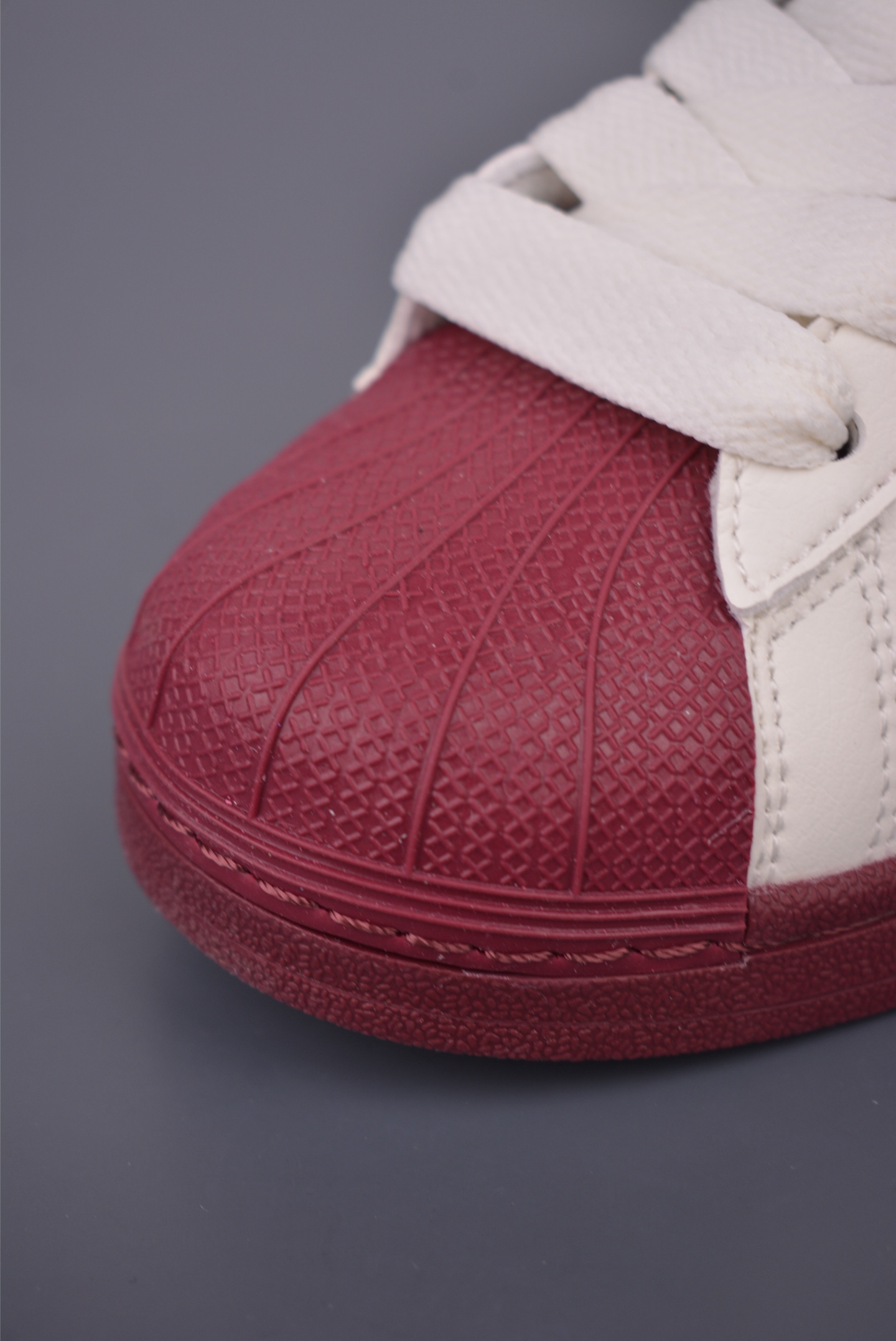 Adidas Originals Superstar 2 White Burgundy Leather Sneakers - Classic Style 7 i1756508302515 6168 0 5