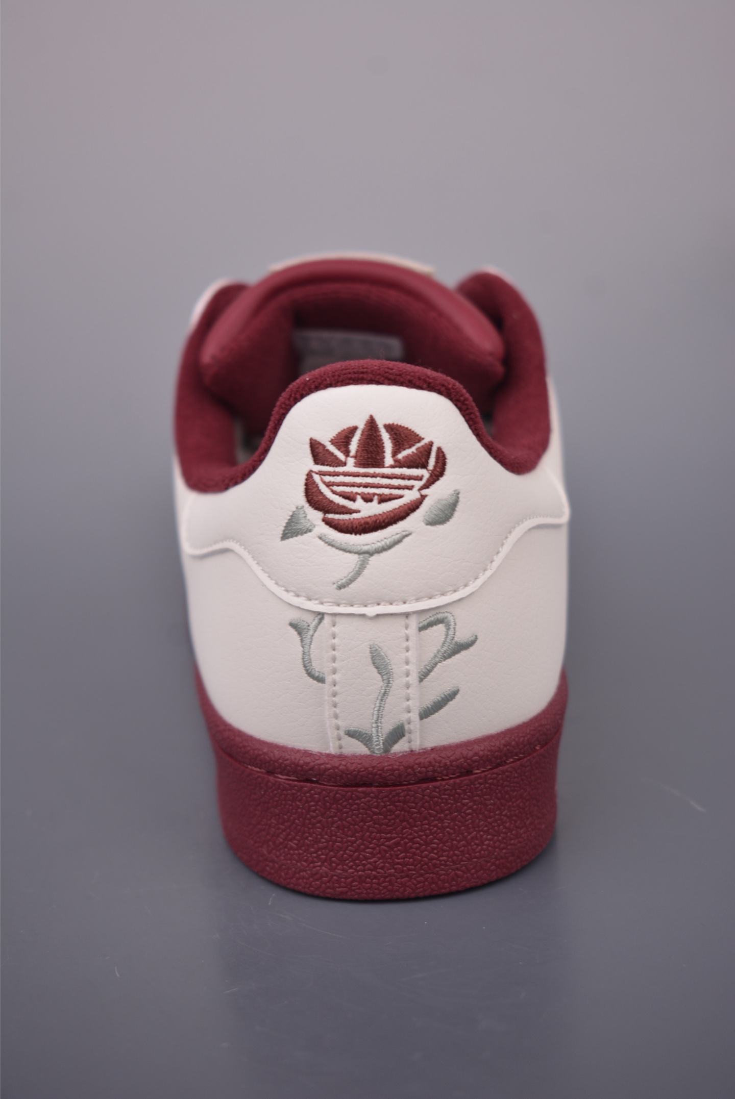 Adidas Originals Superstar 2 White Burgundy Leather Sneakers - Classic Style 5 i1756508302578 6957 0 3