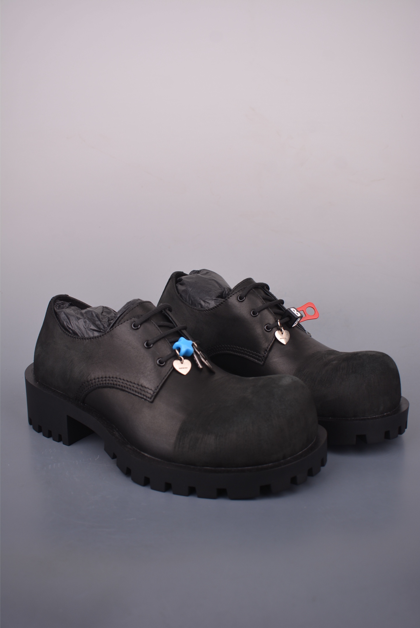 Balenciaga Rhino Derby BB Buckle Low-Top Platform Leather Shoes 2 i1756508645654 3885 0 0