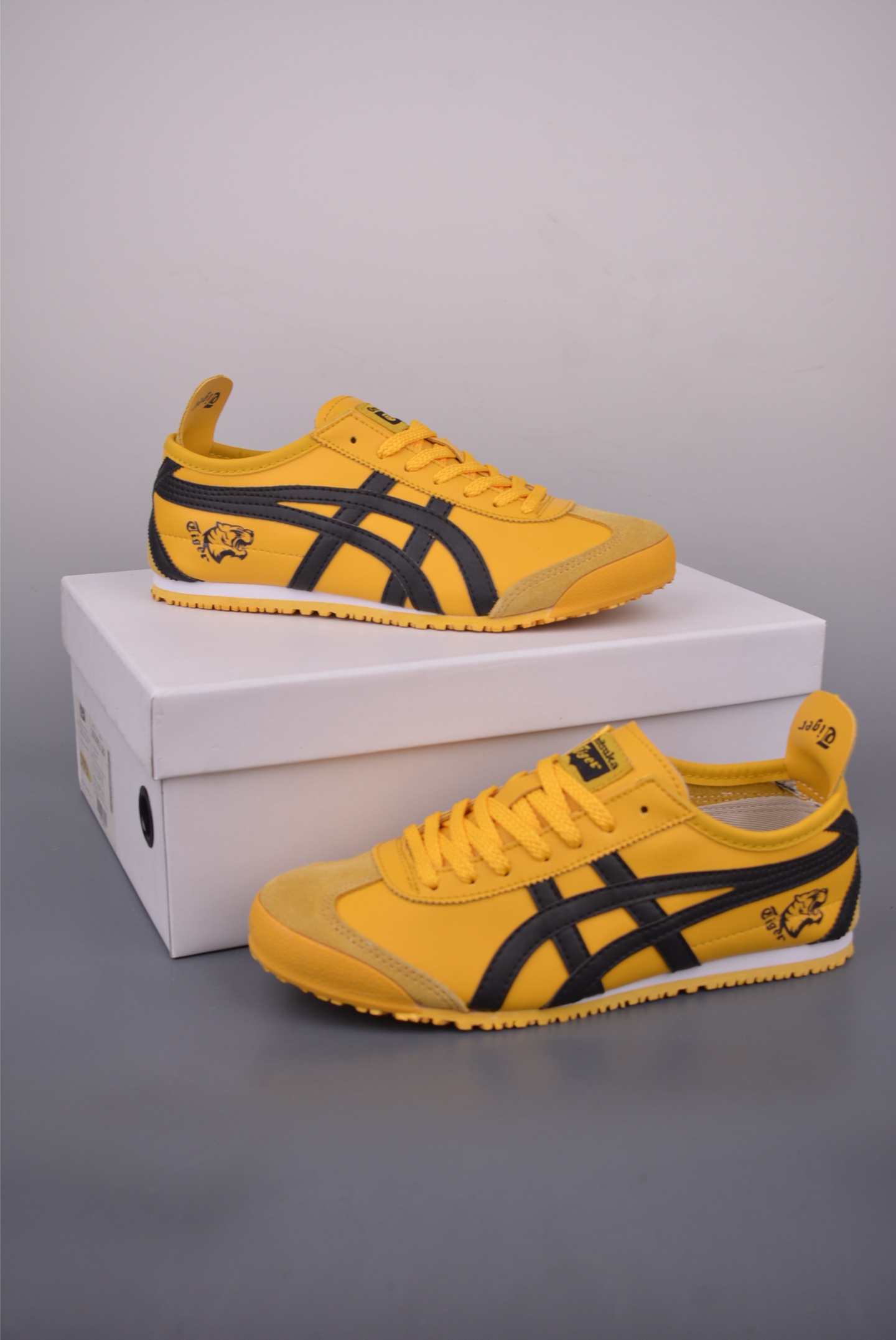 Onitsuka Tiger MEXICO 66 Yellow Black Custom Sneakers - Size 36-45 5 i1756508745747 134 0 4