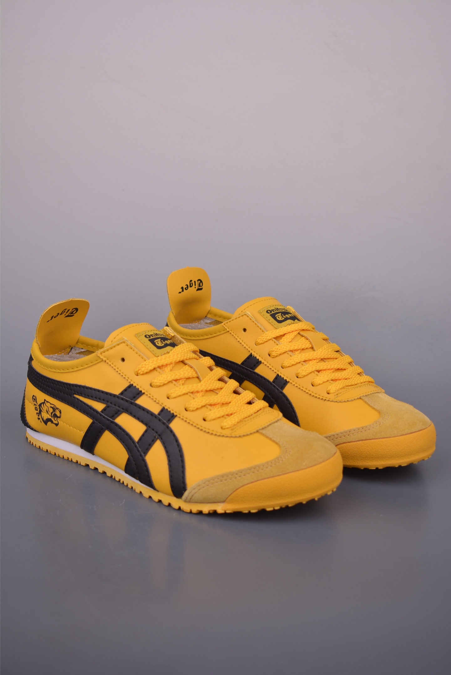 Onitsuka Tiger MEXICO 66 Yellow Black Custom Sneakers - Size 36-45 1 i1756508747457 6487 0 0