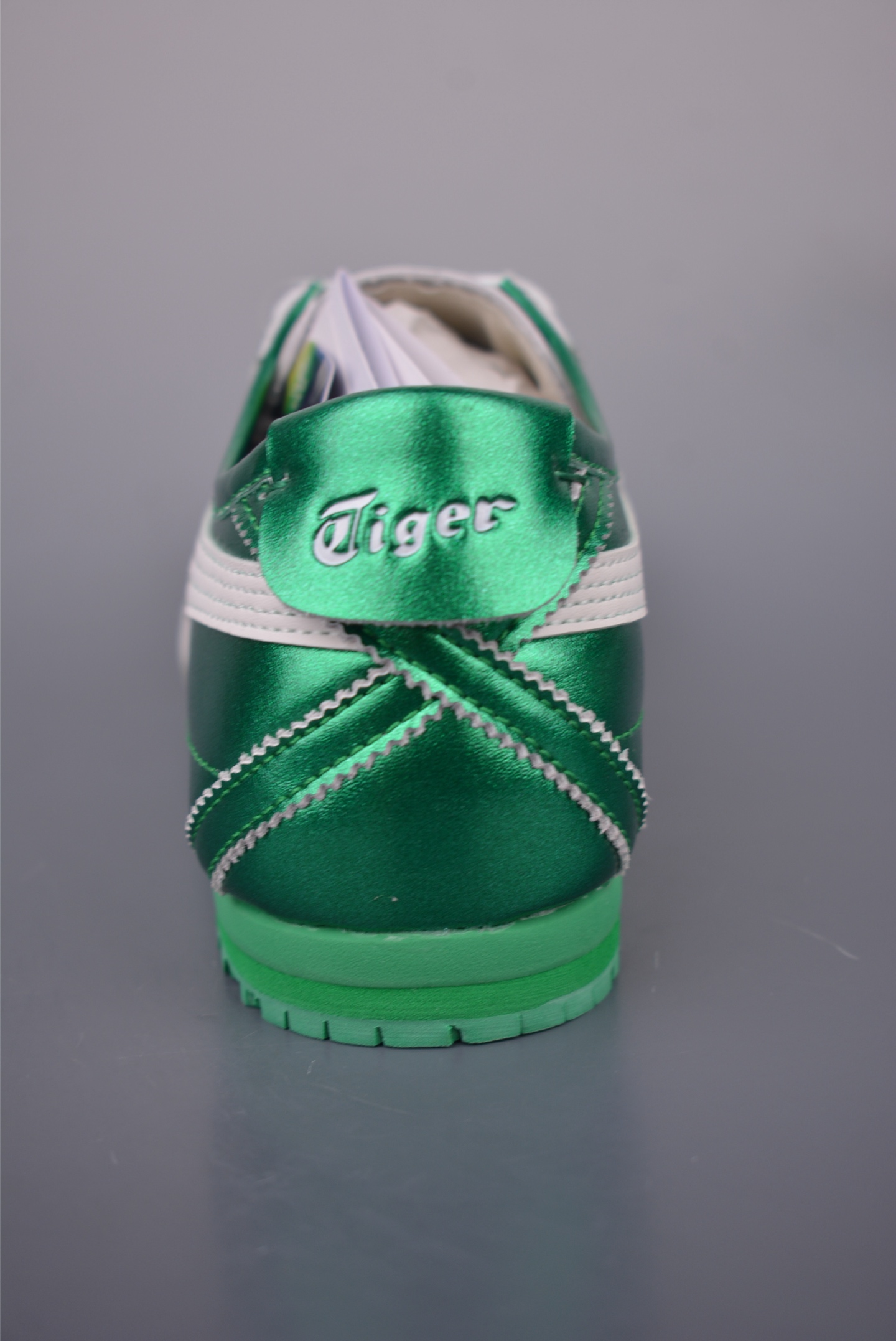 Onitsuka Tiger MEXICO 66 SD Green/White Leather Upper Lace-Up Unisex Sneakers 4 i1756508839044 7628 0 3