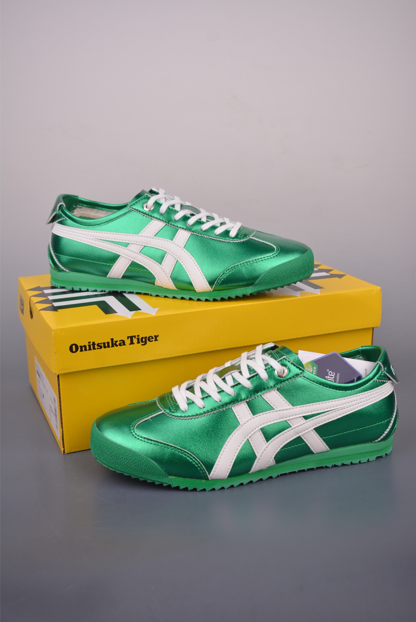 Onitsuka Tiger MEXICO 66 SD Green/White Leather Upper Lace-Up Unisex Sneakers 5 i1756508840980 5169 0 4