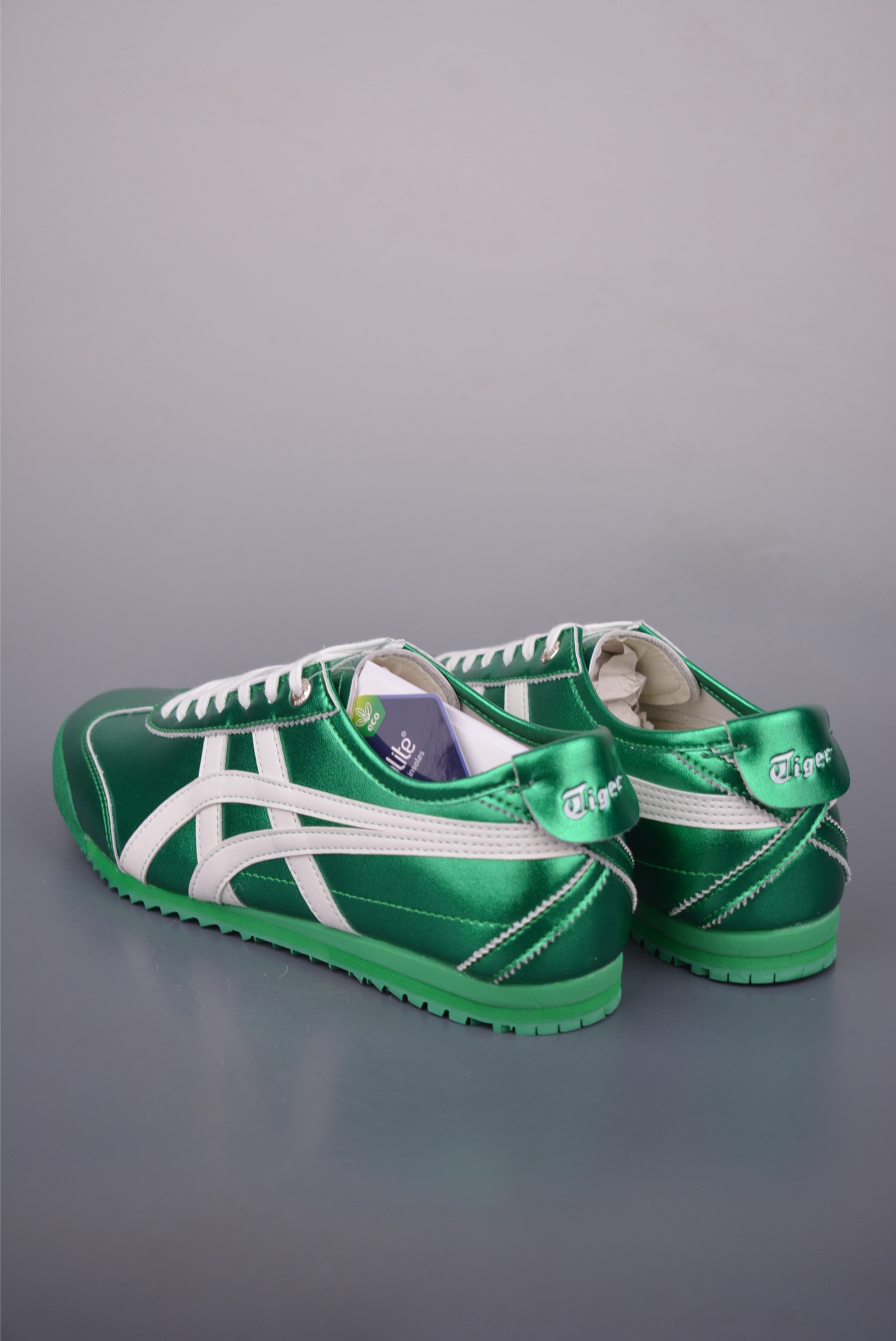 Onitsuka Tiger MEXICO 66 SD Green/White Leather Upper Lace-Up Unisex Sneakers 2 i1756508841024 8172 0 1