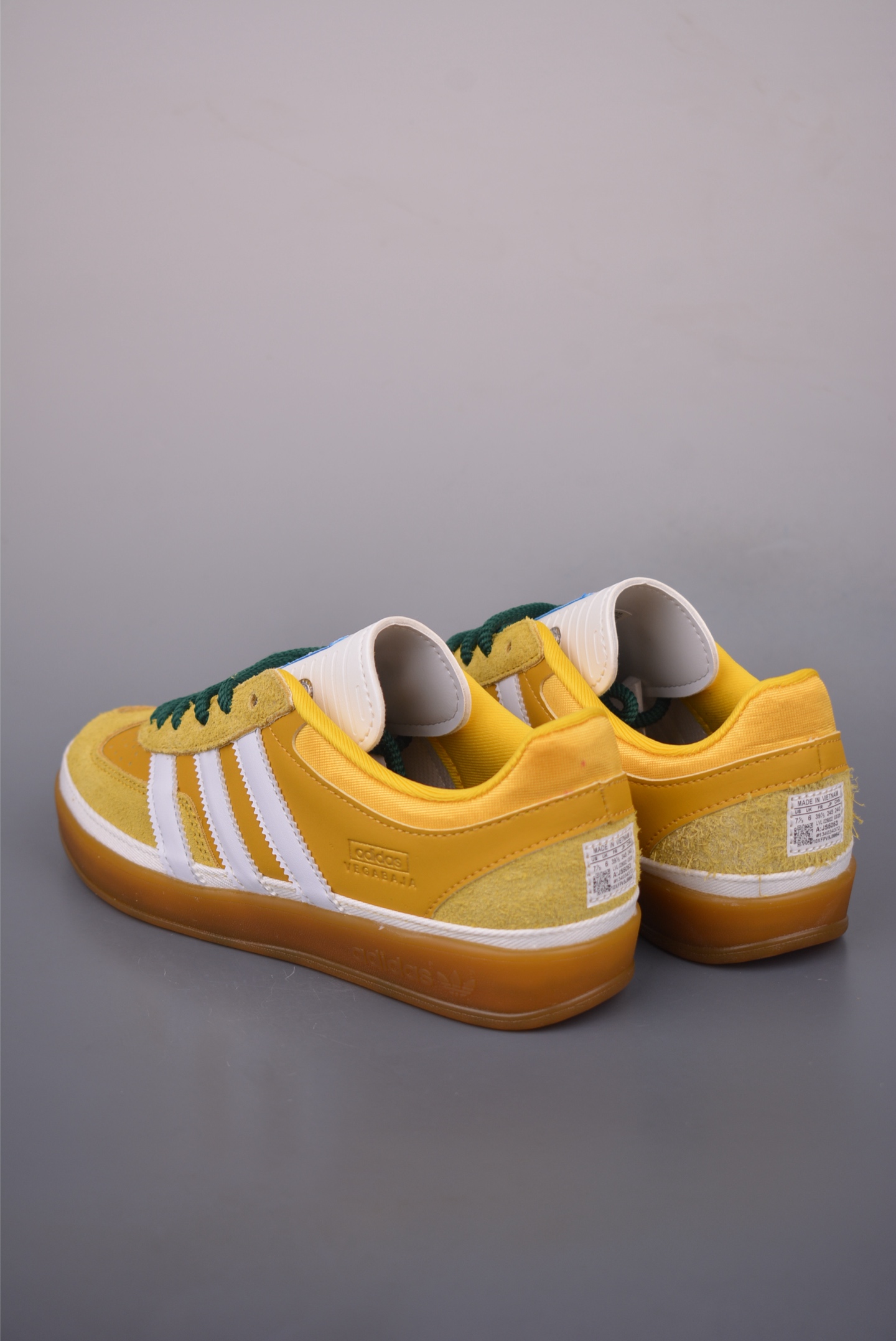 Adidas x Bad Bunny Gazelle Indoor: Casual, Low-Top Sneakers in Yellow 3 i1756595188513 222 0 1