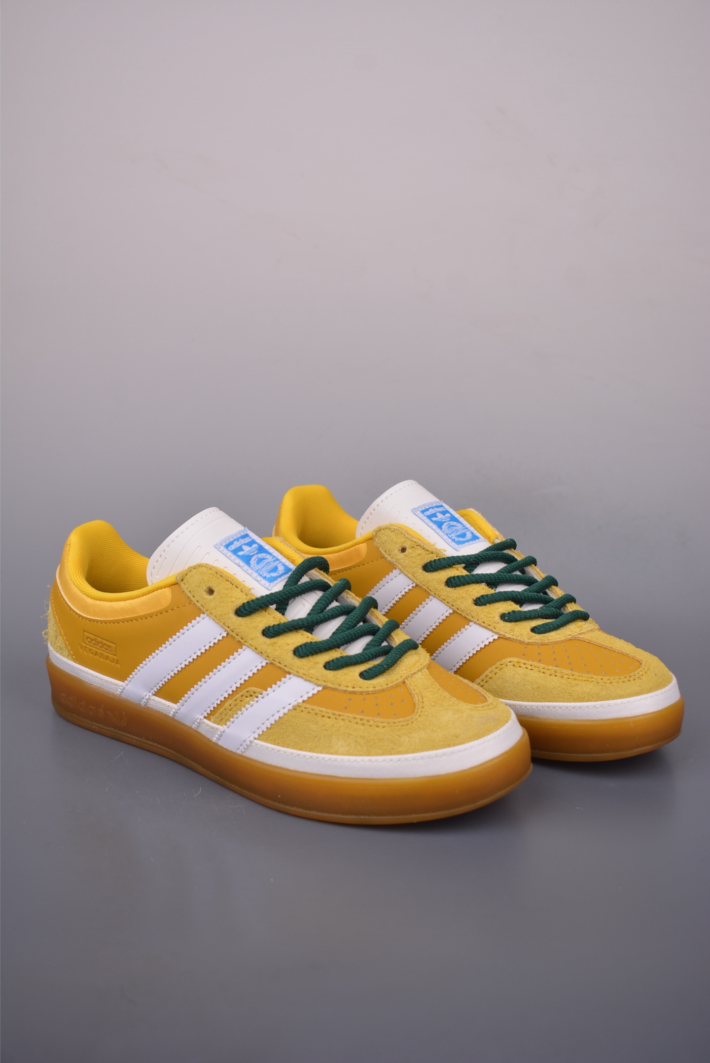 Adidas x Bad Bunny Gazelle Indoor: Casual, Low-Top Sneakers in Yellow 2 i1756595190103 5740 0 0