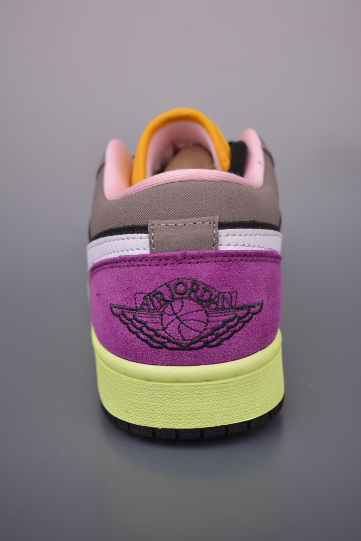 Air Jordan 1 Low Casual Sneakers - Pink, Brown, and Purple Color Block Design 5 i1756595225933 3019 0 3