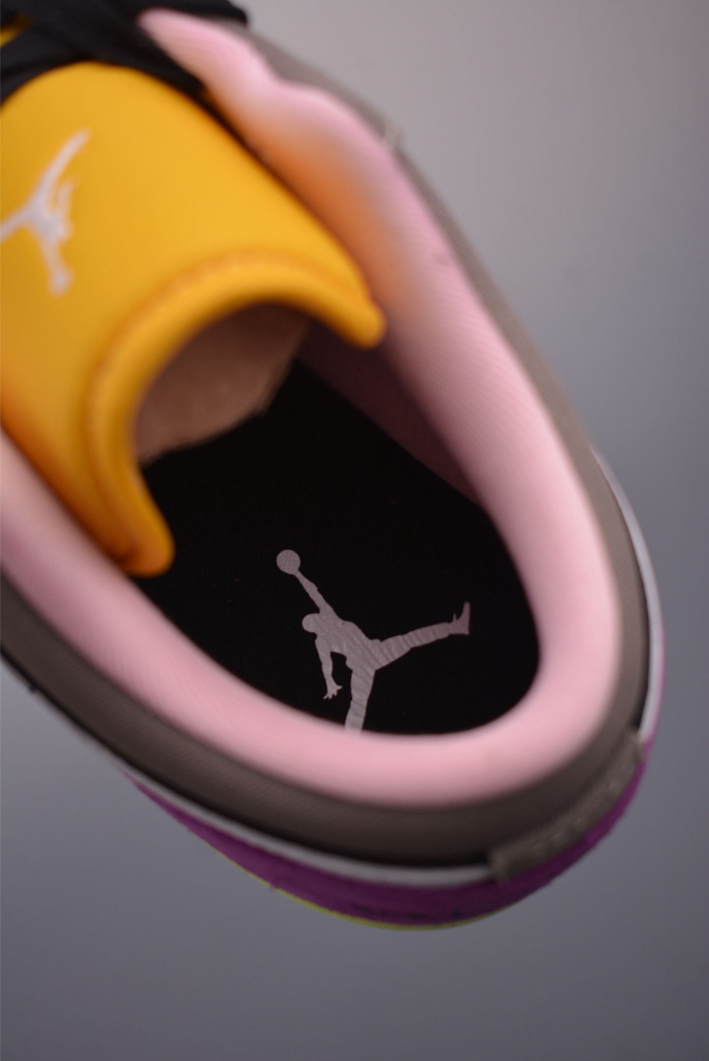Air Jordan 1 Low Casual Sneakers - Pink, Brown, and Purple Color Block Design 10 i1756595227654 6513 0 8