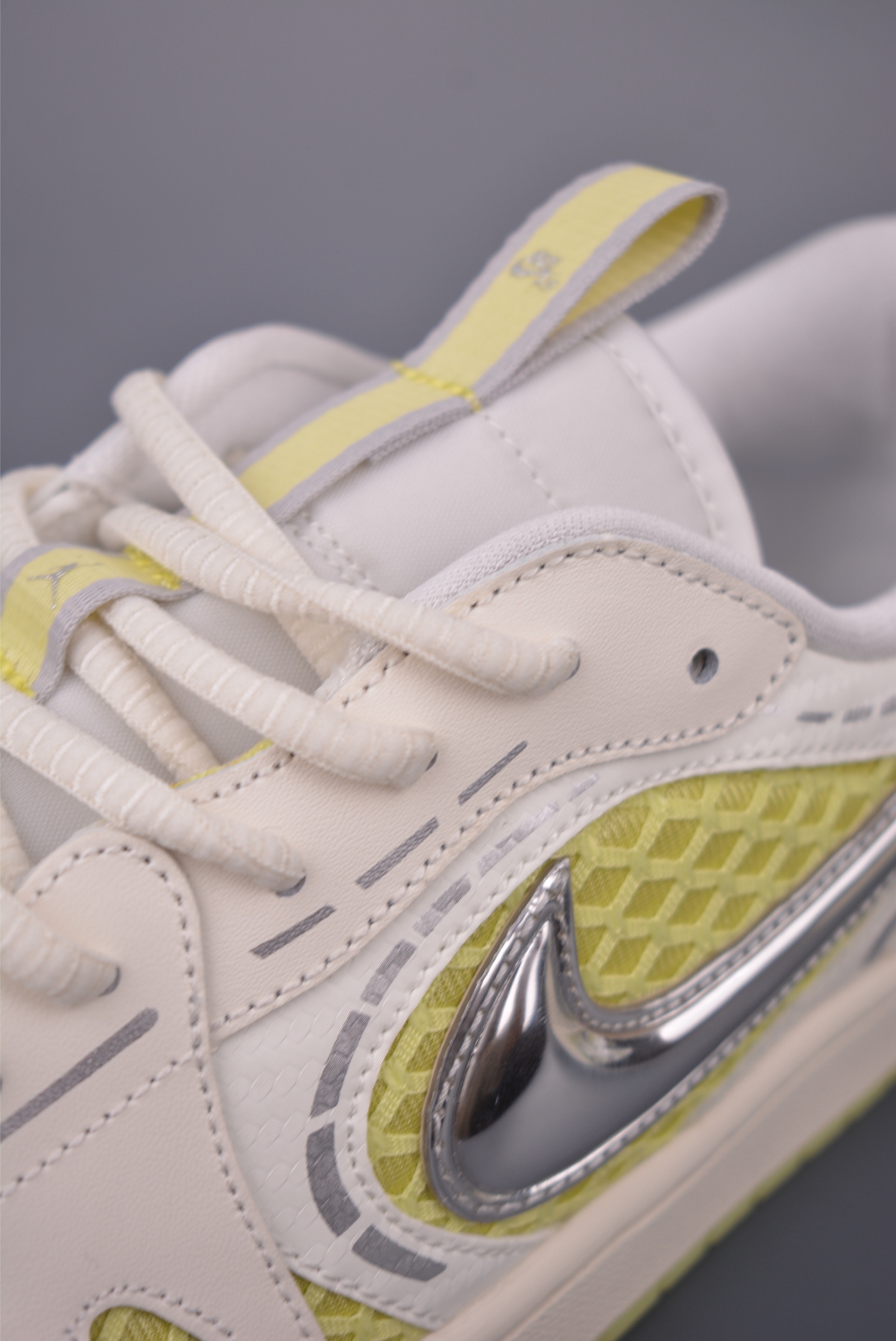 Nike Air Jordan 1 Low Lemon Silver Casual Sneakers - Premium Leather 8 i1756595264405 4261 0 6