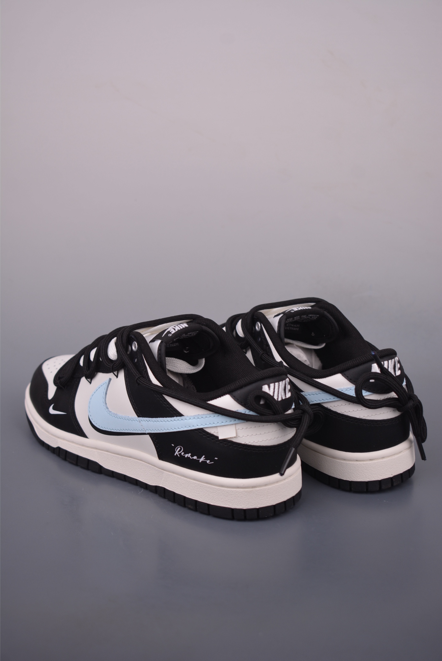 Nike SB Dunk Low "Just Do It" Deconstructed Black White Blue Shoes 3 i1756759310961 8272 0 1