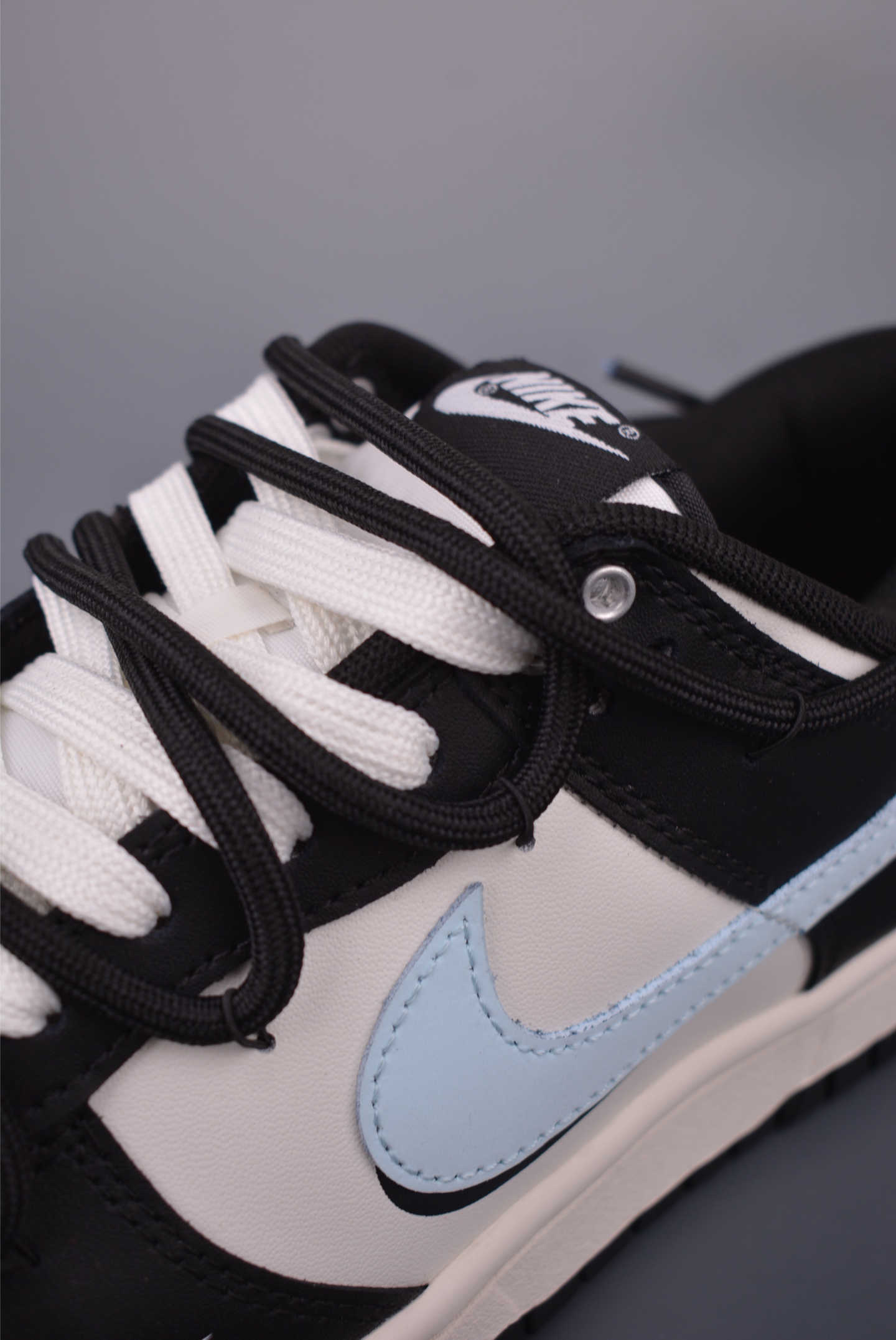 Nike SB Dunk Low "Just Do It" Deconstructed Black White Blue Shoes 8 i1756759310989 71 0 6