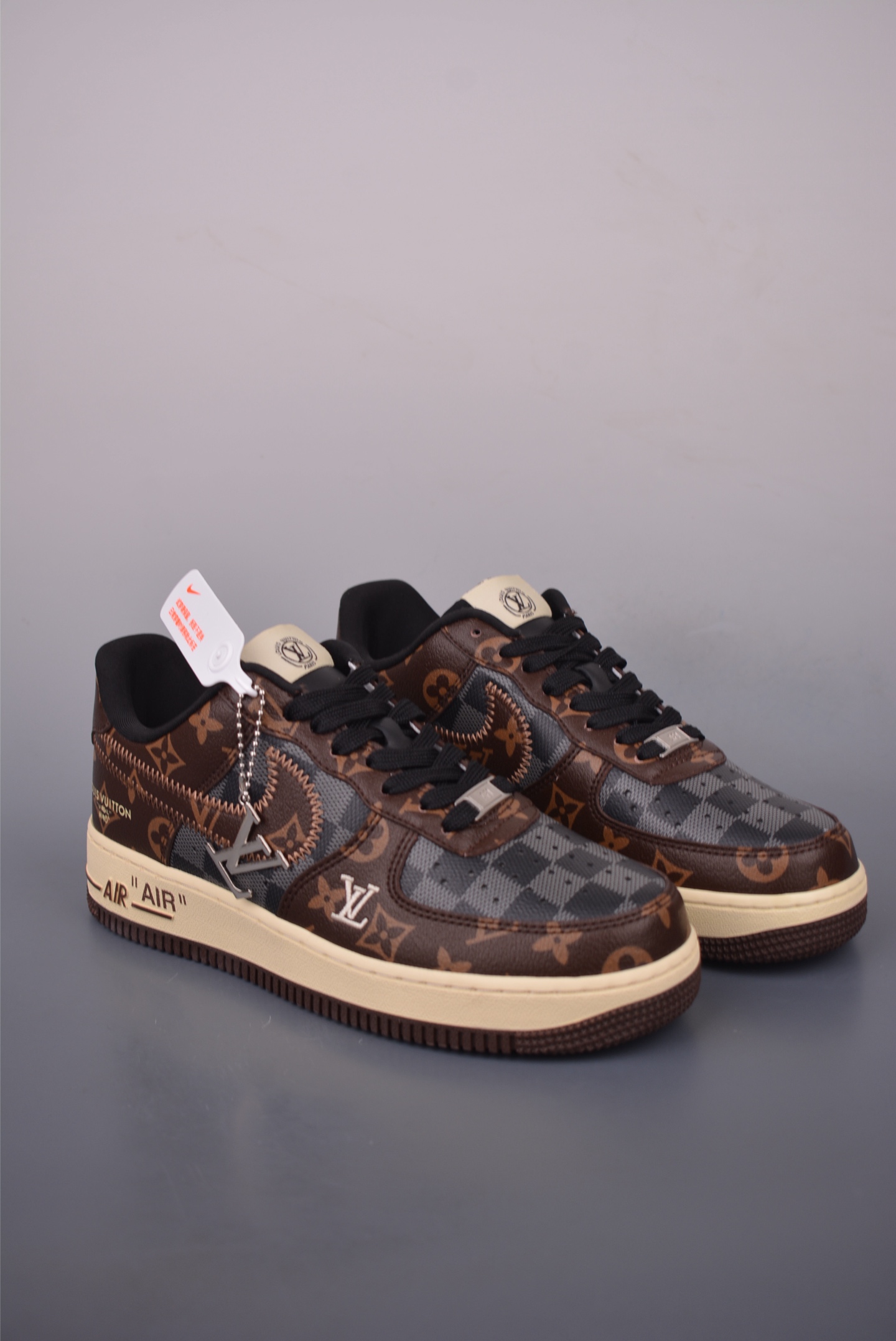Nike Air Force 1 Low Louis Vuitton Collab Brown Monogram Sneakers 1 i1756853661132 5288 0 0