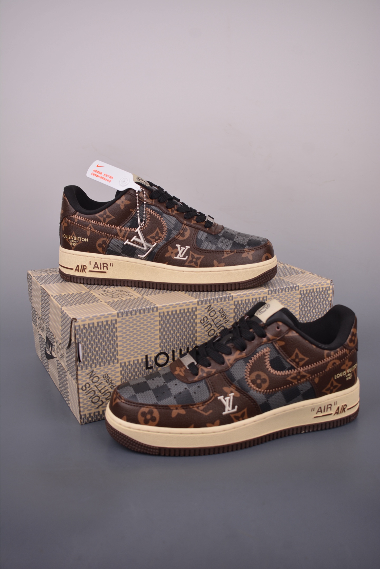 Nike Air Force 1 Low Louis Vuitton Collab Brown Monogram Sneakers 5 i1756853661139 332 0 4