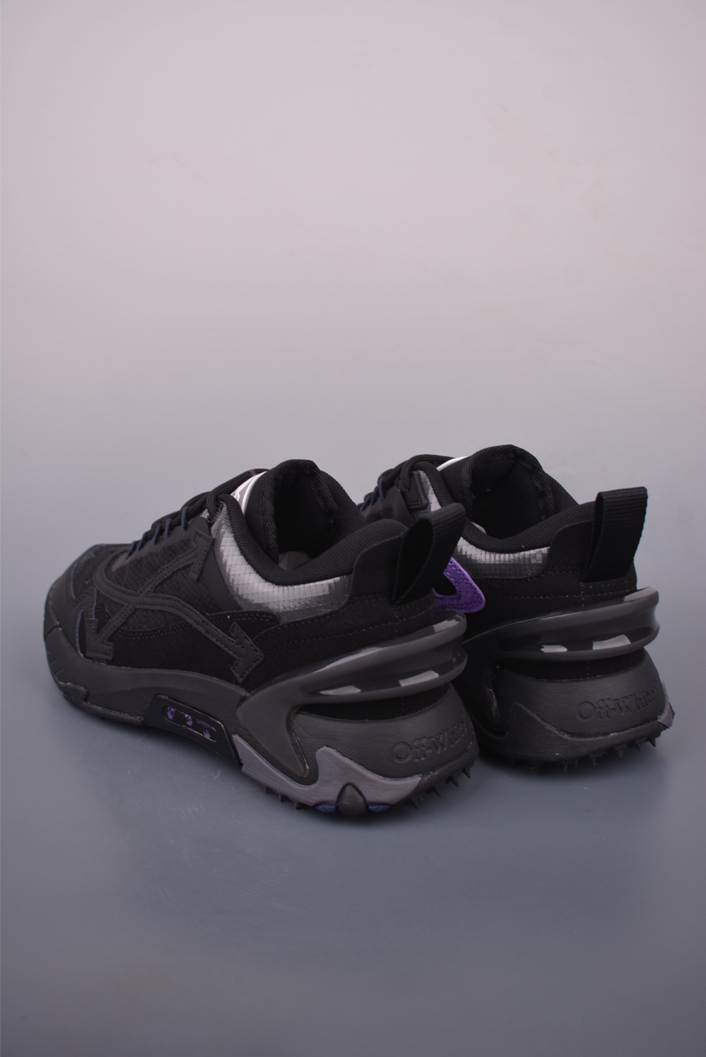 Off-White ODSY-2000 Black Lace-Up Sneakers Round Toe, Latest Model 3 i1756901050910 853 0 1