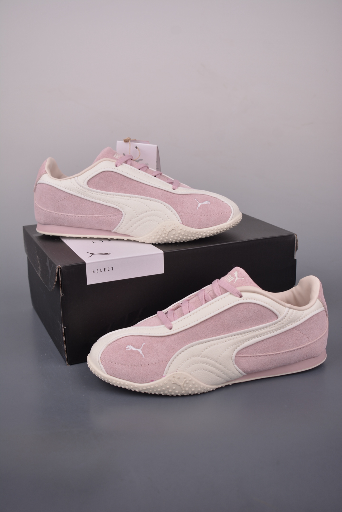Puma Bella V2 Leather Low Top Sneakers - Pink/White, Women's Sizes 6 i1756902903717 3580 0 4