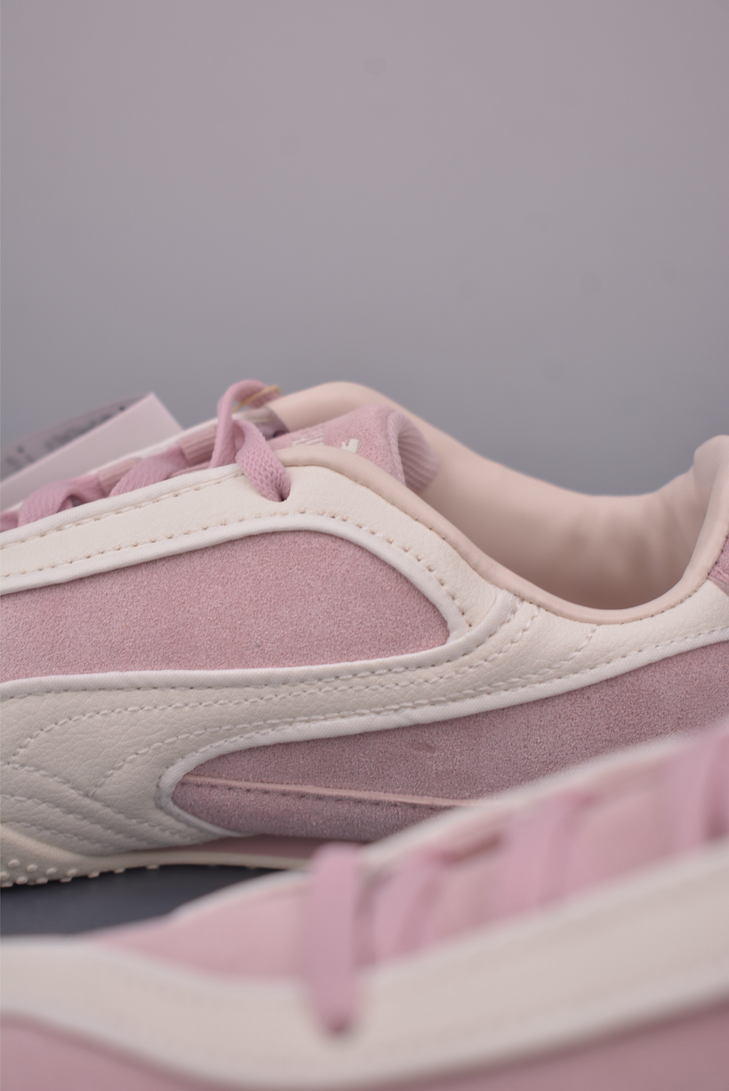 Puma Bella V2 Leather Low Top Sneakers - Pink/White, Women's Sizes 9 i1756902914225 6637 0 7