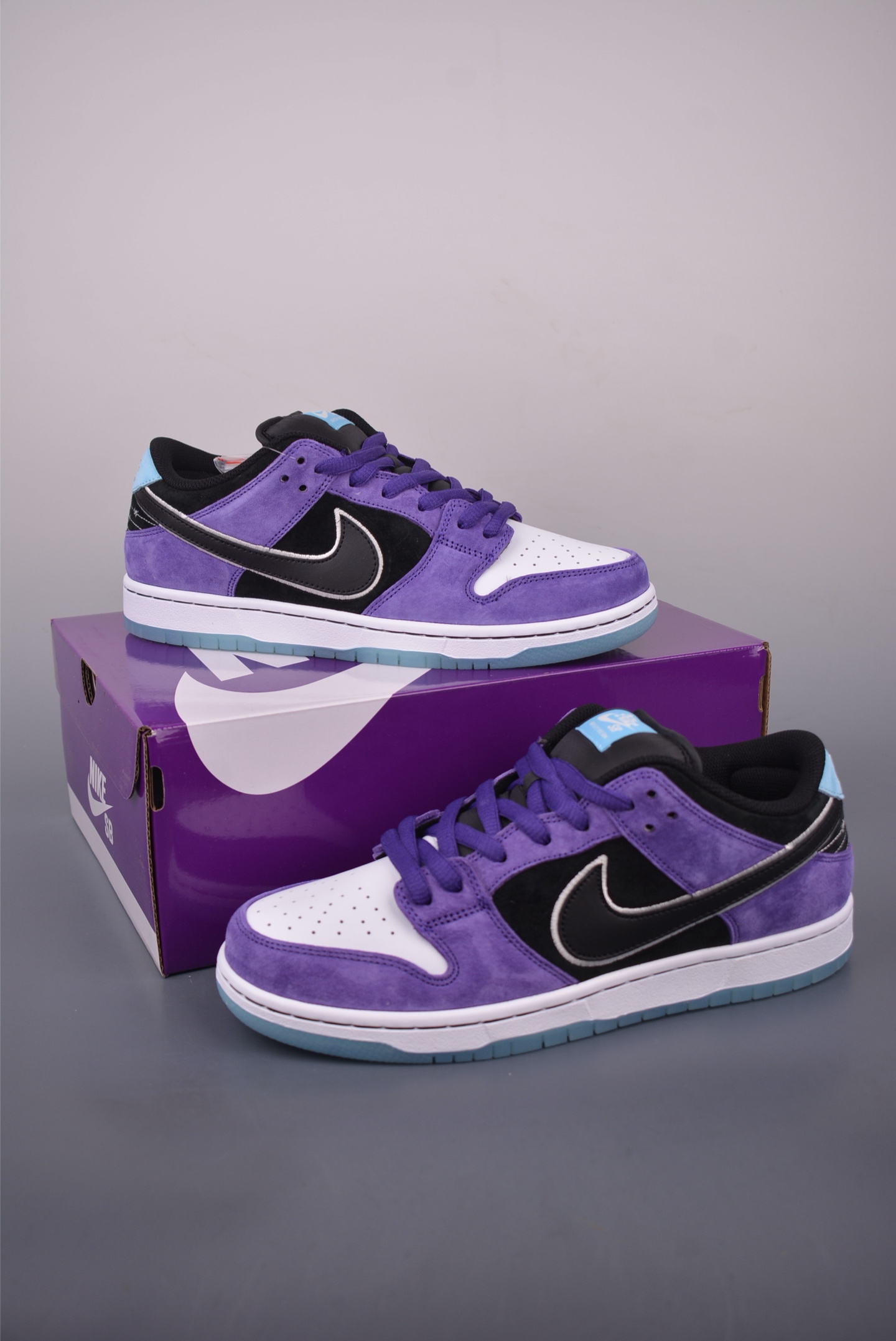 Nike SB Dunk Low Purple White Black Skateboarding Shoes - HJ0513-5002622 6 i1756903333100 9852 0 4