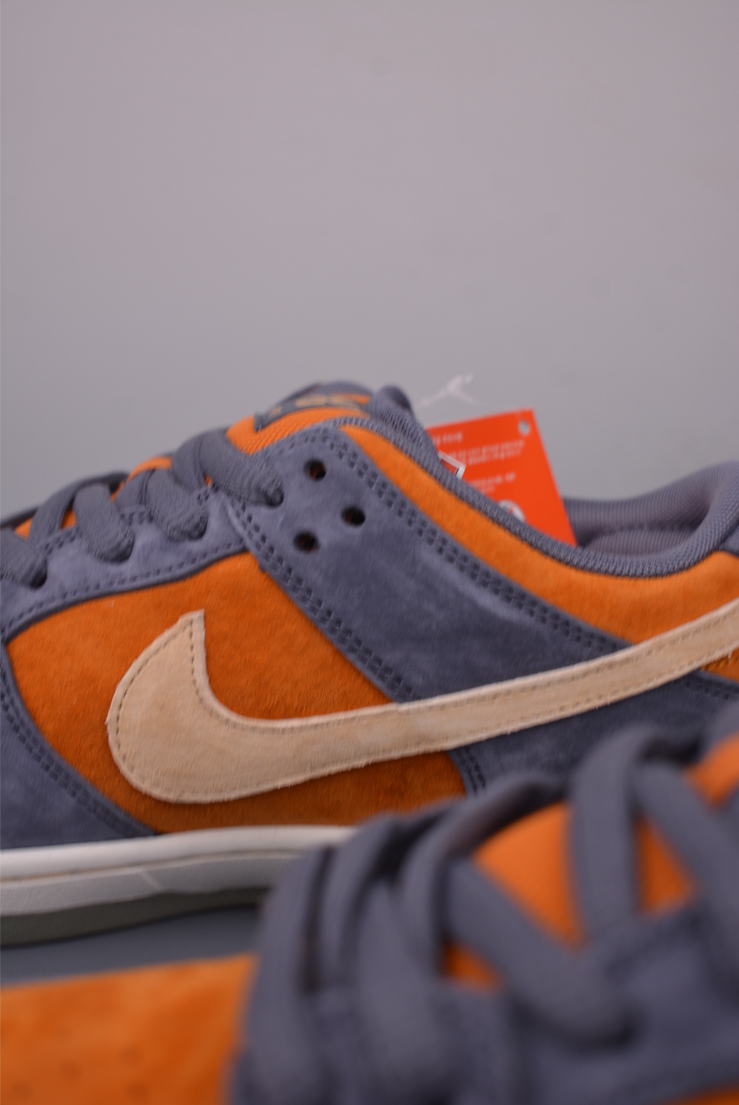 Nike SB Dunk Low Orange Grey Suede Sneakers HF3063-002 - Multiple Sizes 8 i1756903438066 7037 0 7