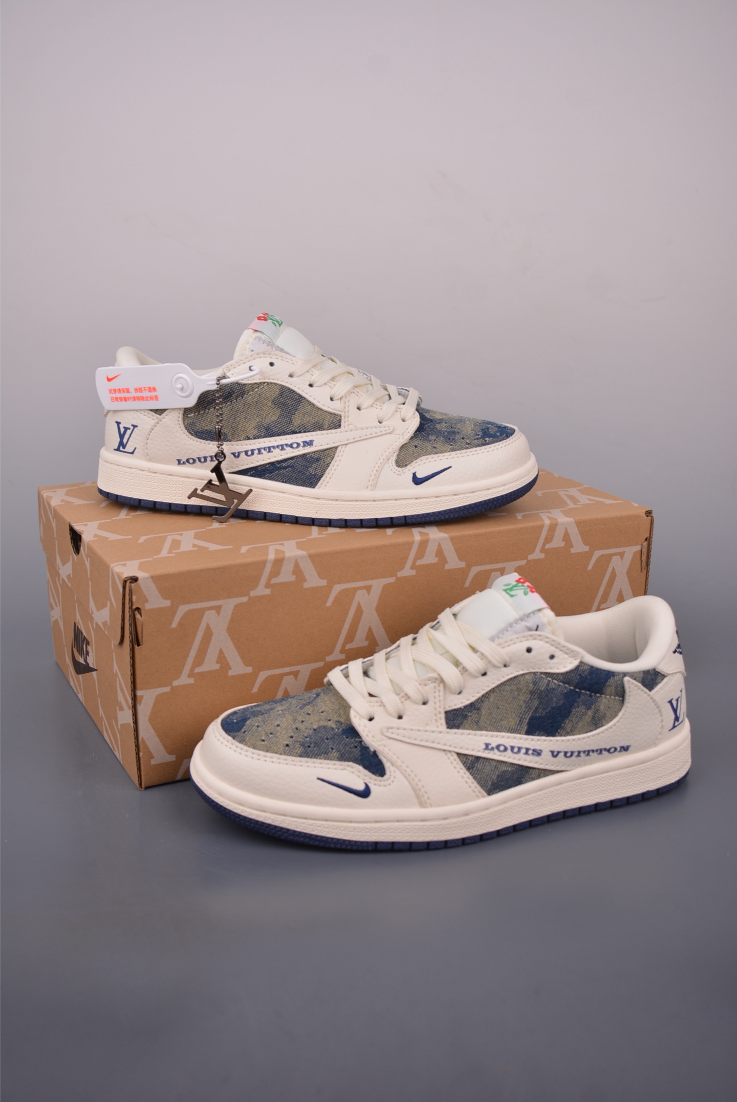 Fragment Travis Scott Louis Vuitton Air Jordan 1 Low-Top Sneakers 6 i1756904086109 6901 0 4