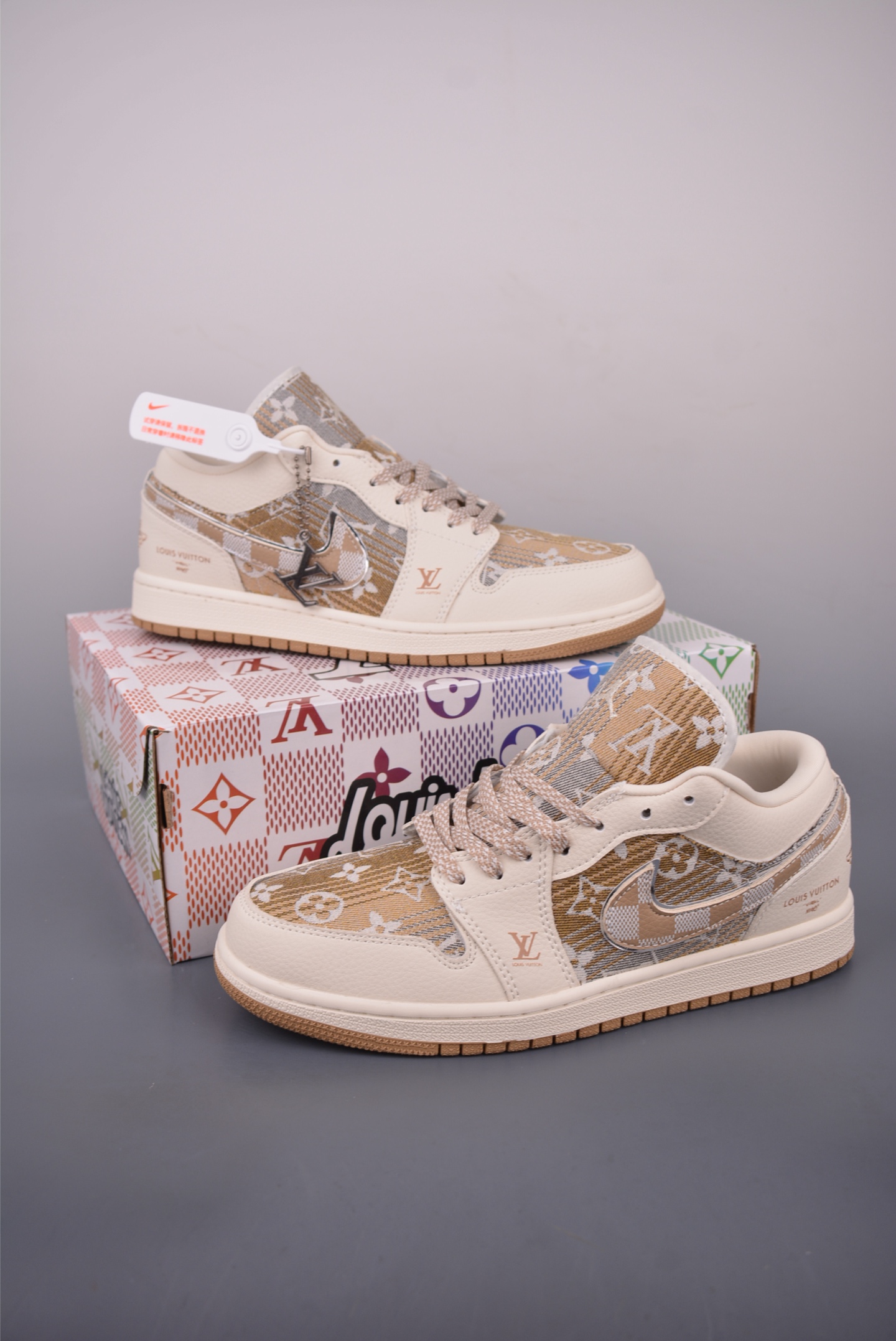 Air Jordan 1 x Louis Vuitton Custom Sneakers - Premium Quality, Stylish Design 6 i1756904178070 7619 0 4