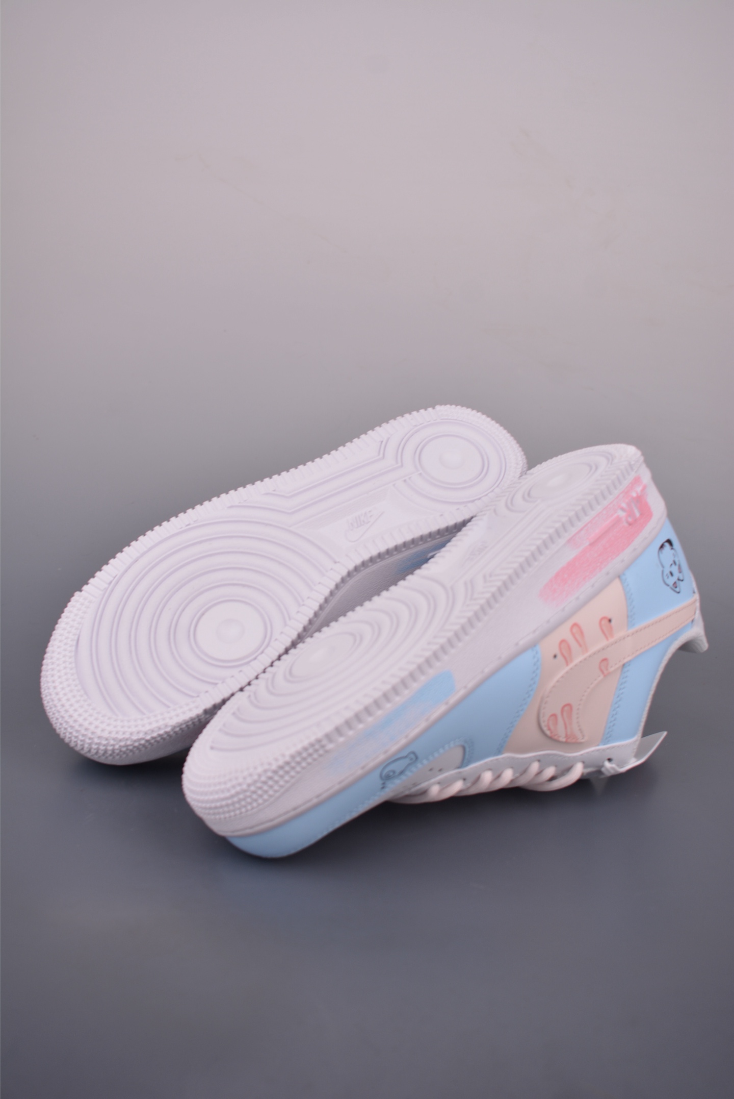 Nike Air Force 1 Low Blue Pink Summer Custom Sneakers - Size 36-45 3 i1756945207329 1578 0 2