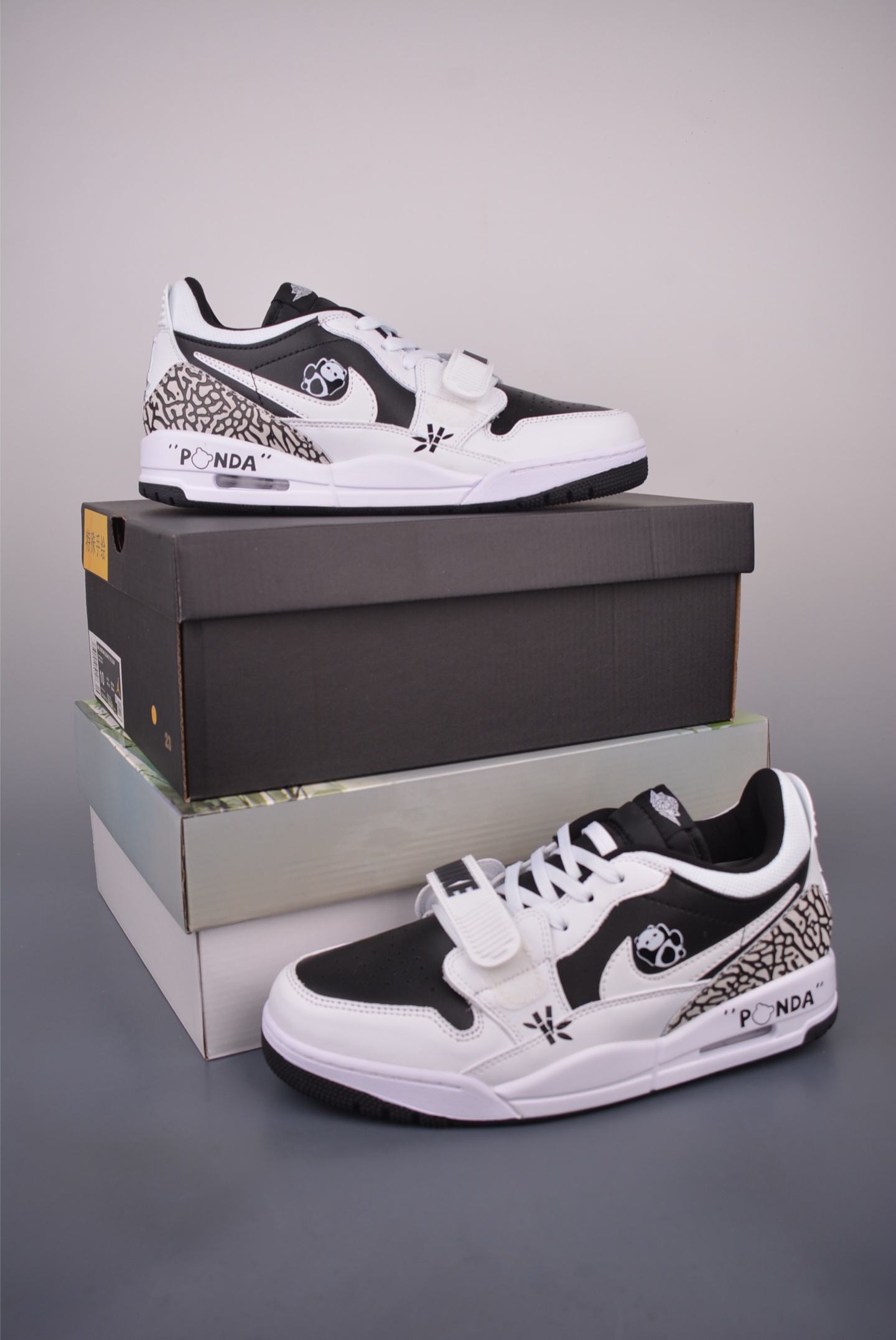 Air Jordan Legacy 312 "Panda" Sneakers Hand-Painted - Official Edition 6 i1756946460888 4198 0 4