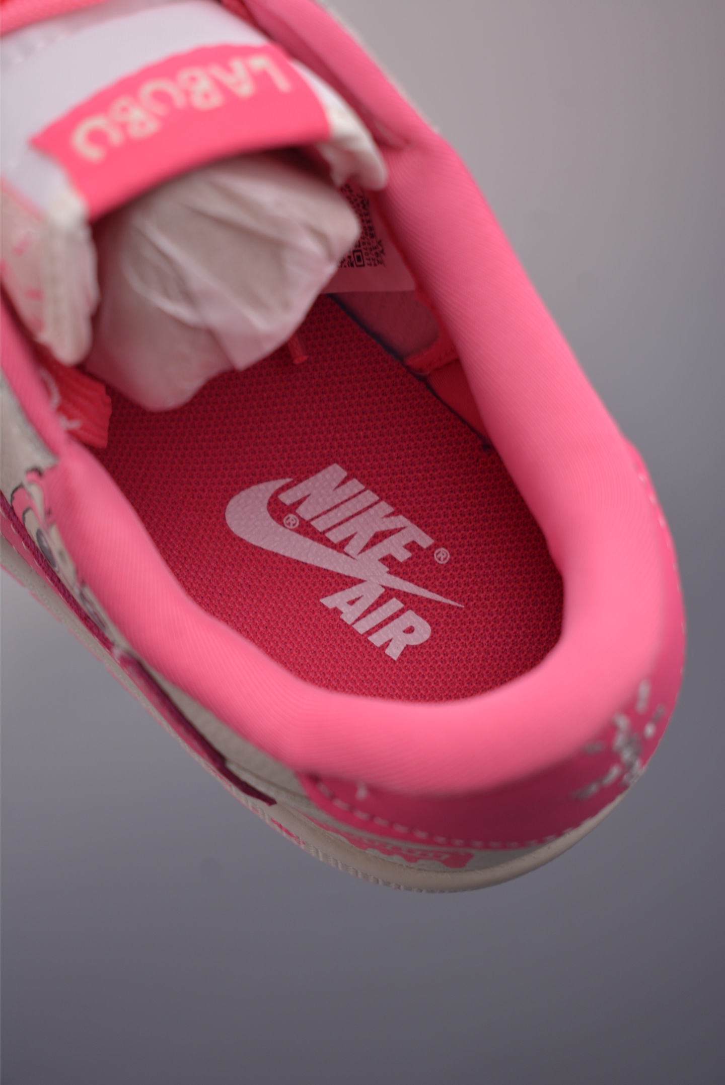 Fragment x Travis Scott x Labubu Air Jordan 1 Low 三方联名倒钩 JW1188-162