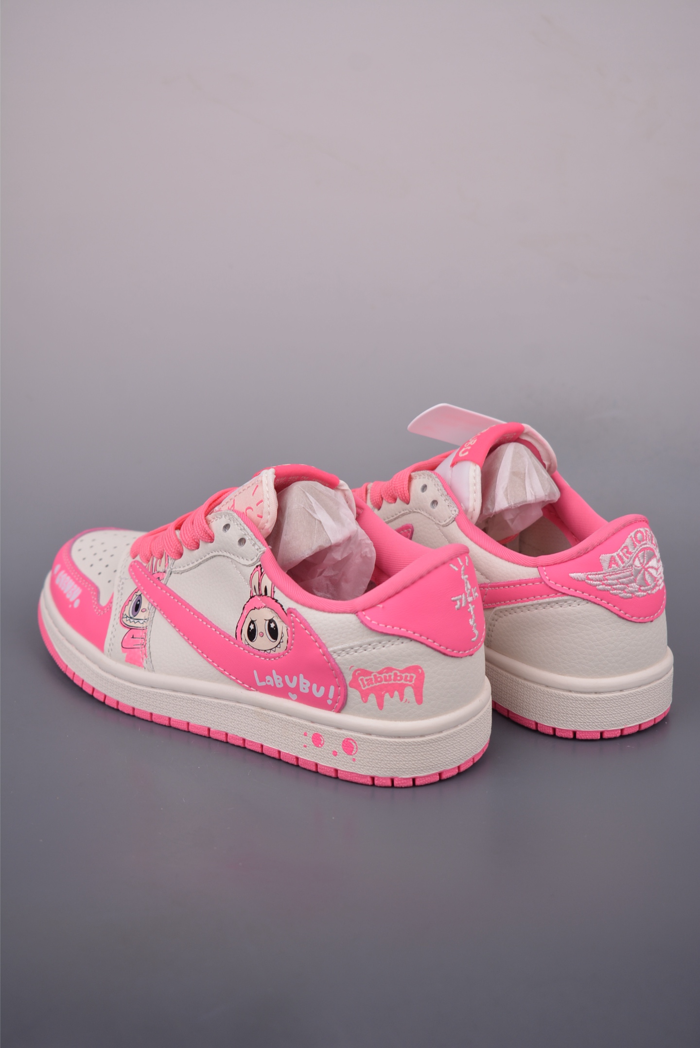 Fragment x Travis Scott x Labubu Air Jordan 1 Low 三方联名倒钩 JW1188-162