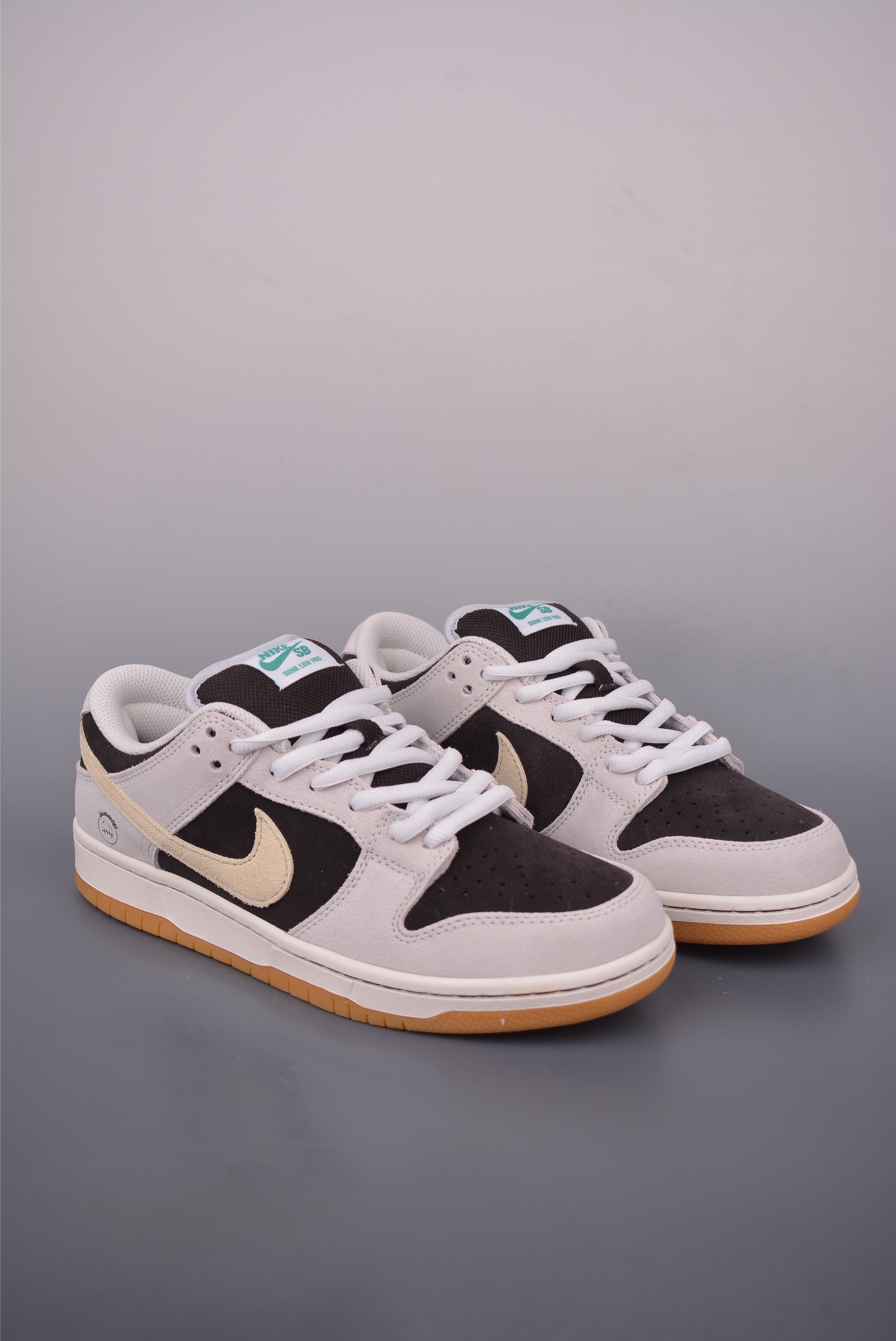 Nike SB Dunk Low 'Ice Coffee' Premium Leather Sneakers (HF3704 001)