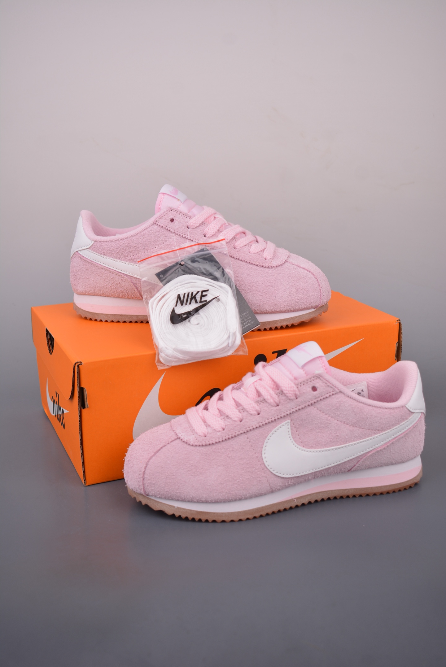 Nike Classic Cortez Leather Pink Foam/White Women's Shoes FJ2530-600 Comfort Style 5 i1757032420587 3852 0 4