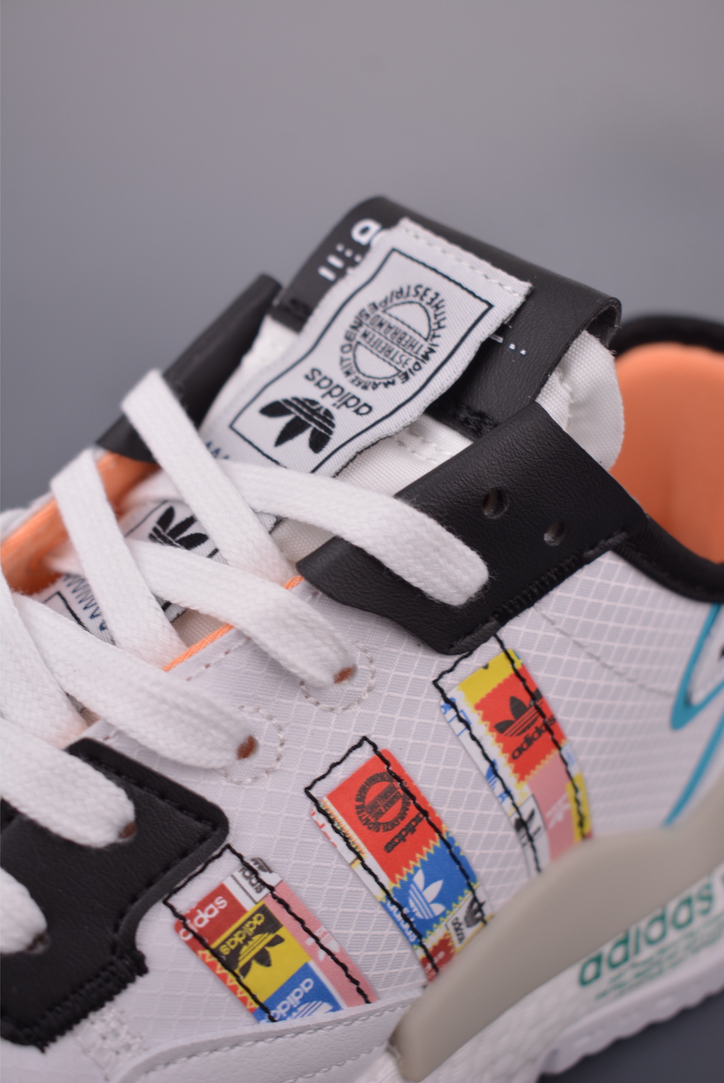 Adidas Nite Jogger Boost Retro Running Shoes - White Multi-Color, New Upgrade 8 i1757033163332 6901 0 6