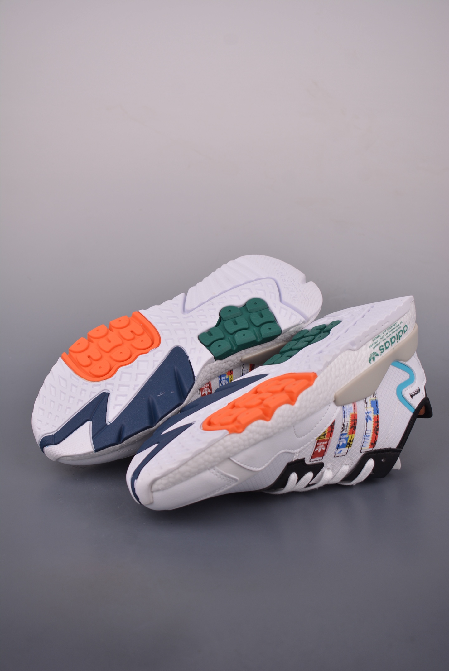 Adidas Nite Jogger Boost Retro Running Shoes - White Multi-Color, New Upgrade 4 i1757033165189 4383 0 2