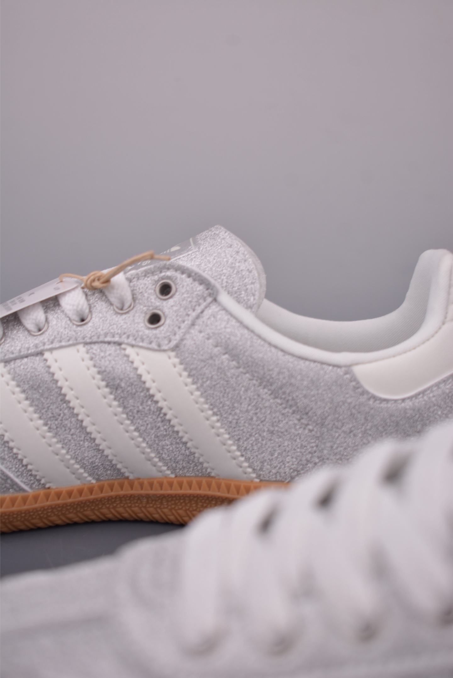 Adidas Samba OG Casual Sneakers - Silver Glitter, Classic Low-Profile Design 9 i1757033600860 3913 0 7