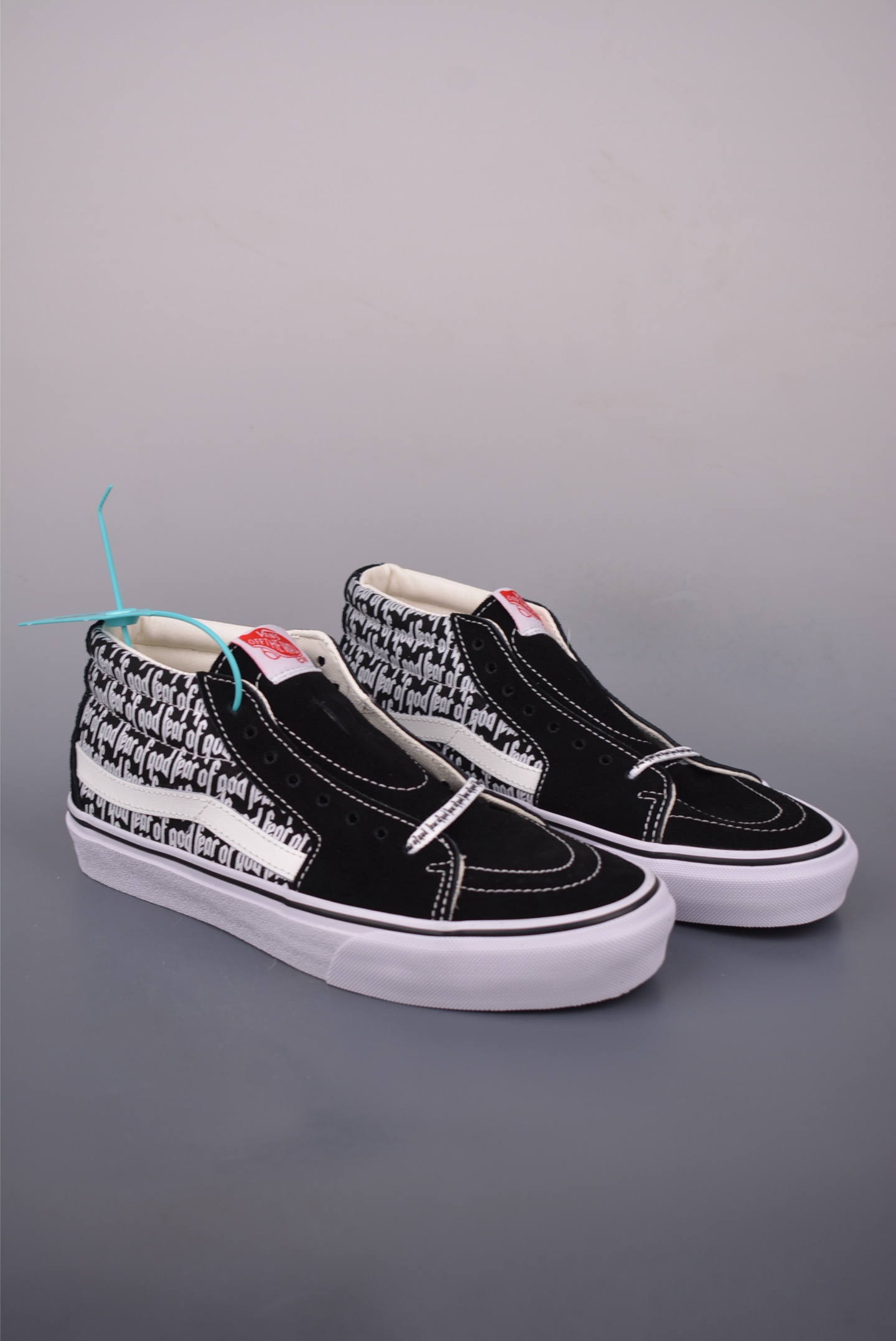 Vans SK8-Hi x Fear of God Collab High-Top Sneakers - Black/White, Unisex Design 2 i1757067774037 6309 0 0
