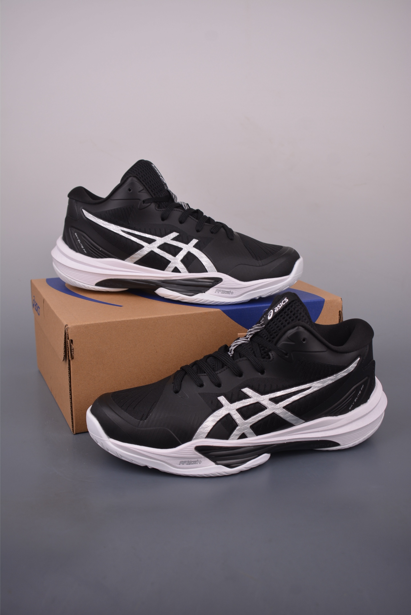 Asics Sky Elite FF 3 Black/White Volleyball Shoes - Breathable & Lightweight 6 i1757068143325 2367 0 4