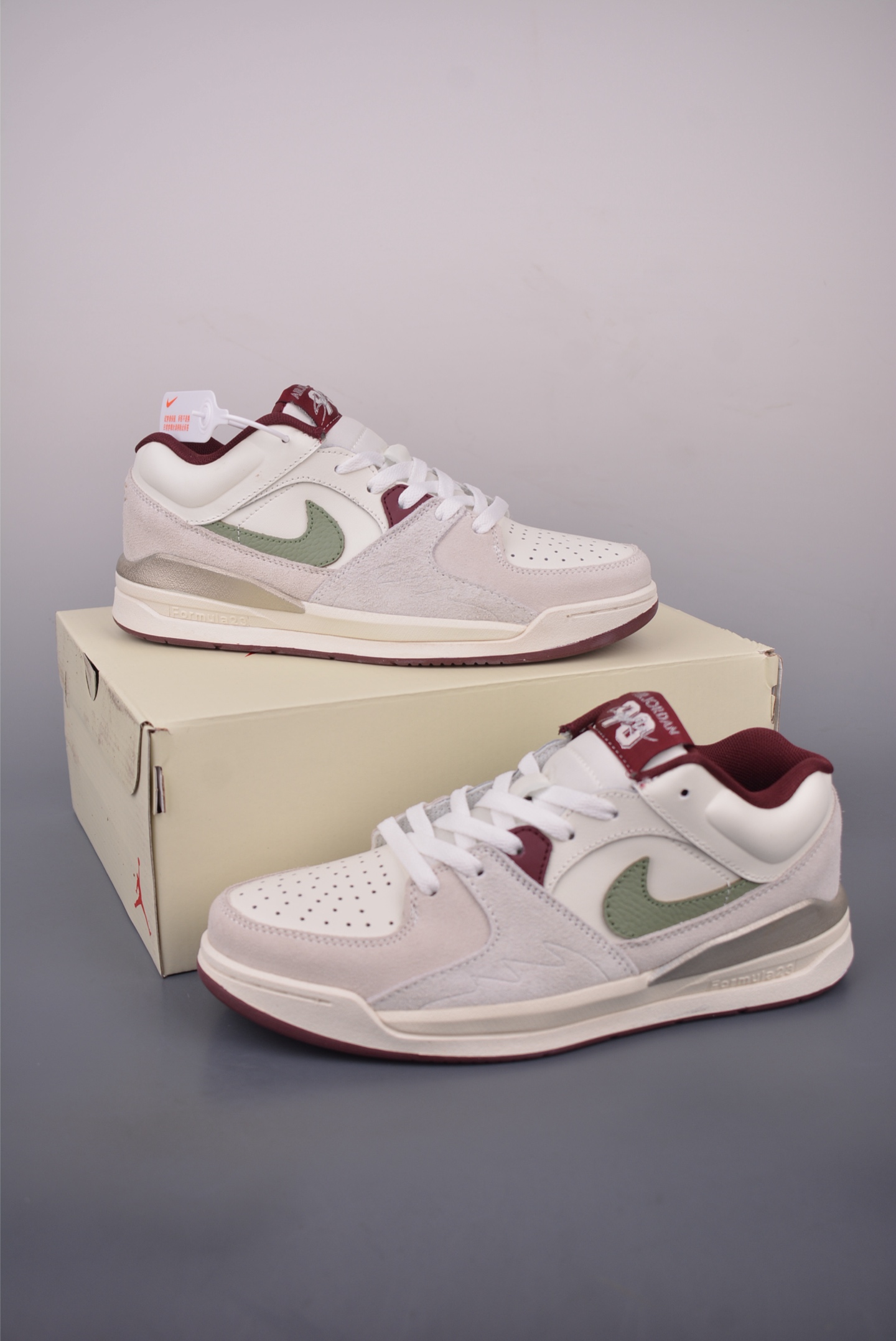 Air Jordan Stadium 90 Sneakers, Light Grey with Formula 23 Cushioning 5 i1757071225570 855 0 3